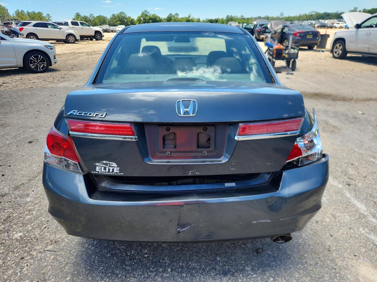2011 Honda Accord Ex Gray vin: 1HGCP2F78BA068604