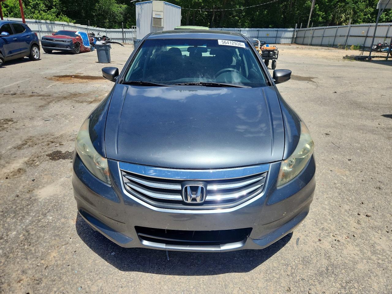 2011 Honda Accord Ex Gray vin: 1HGCP2F78BA068604
