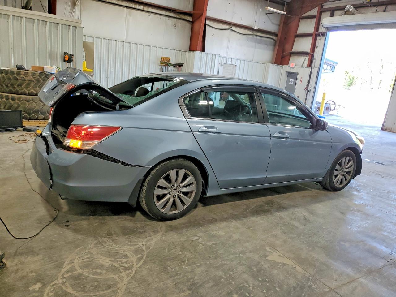 2011 Honda Accord Ex Blue vin: 1HGCP2F78BA071695