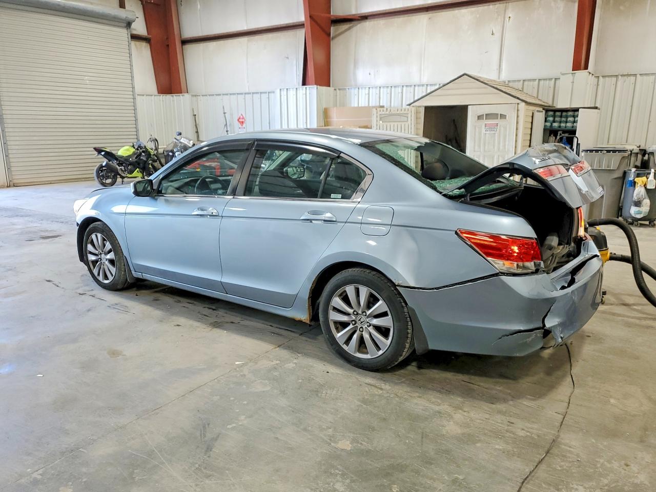 2011 Honda Accord Ex Blue vin: 1HGCP2F78BA071695