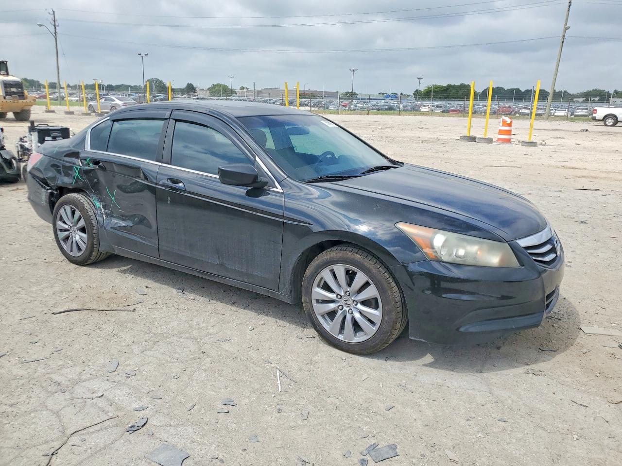 2011 Honda Accord Black vin: 1HGCP2F78BA082356