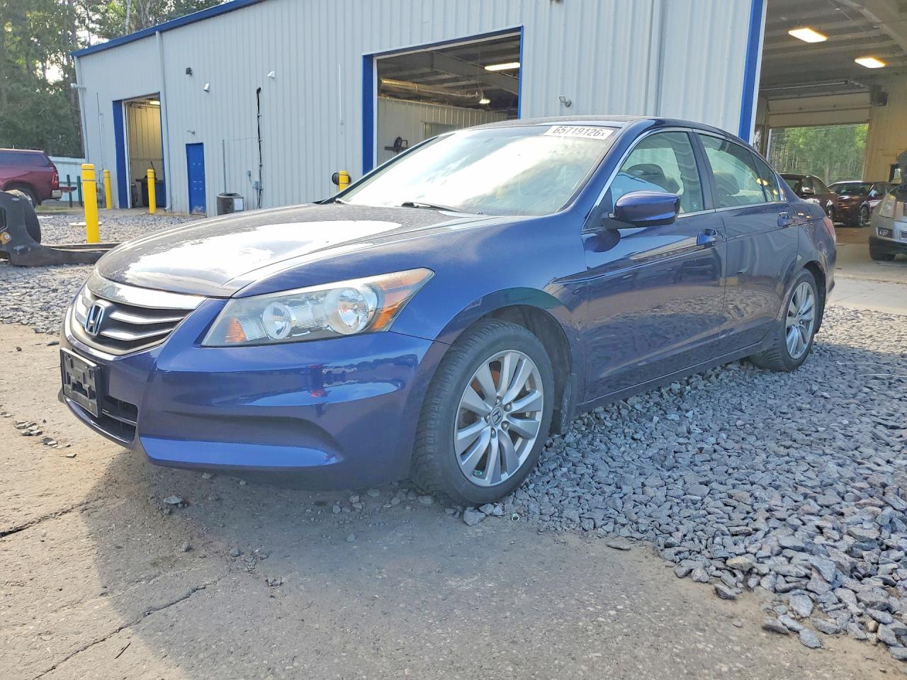 2011 Honda Accord Ex Blue vin: 1HGCP2F78BA095754