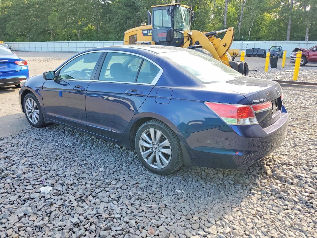2011 Honda Accord Ex Blue vin: 1HGCP2F78BA095754