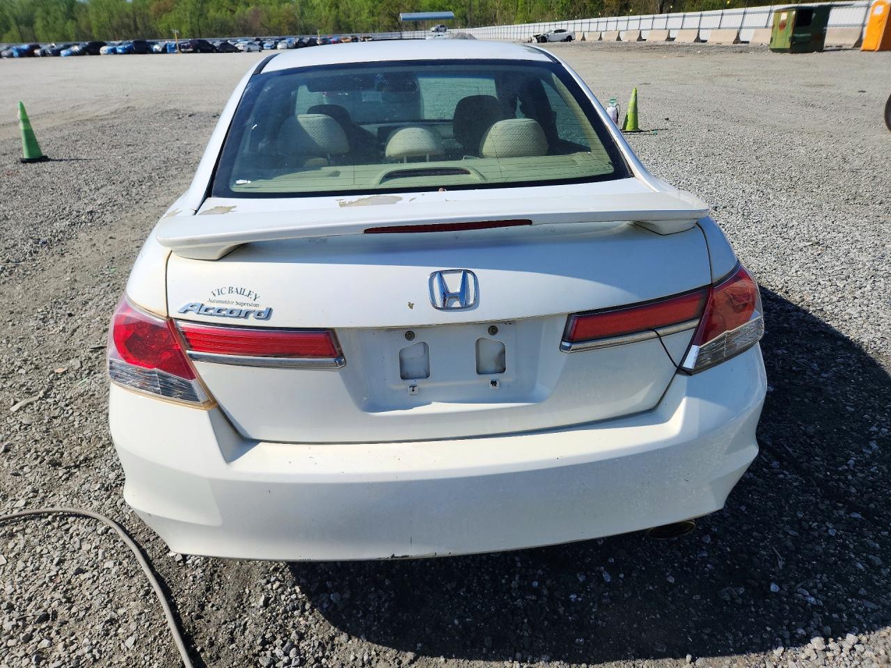 2011 Honda Accord Ex White vin: 1HGCP2F78BA112682