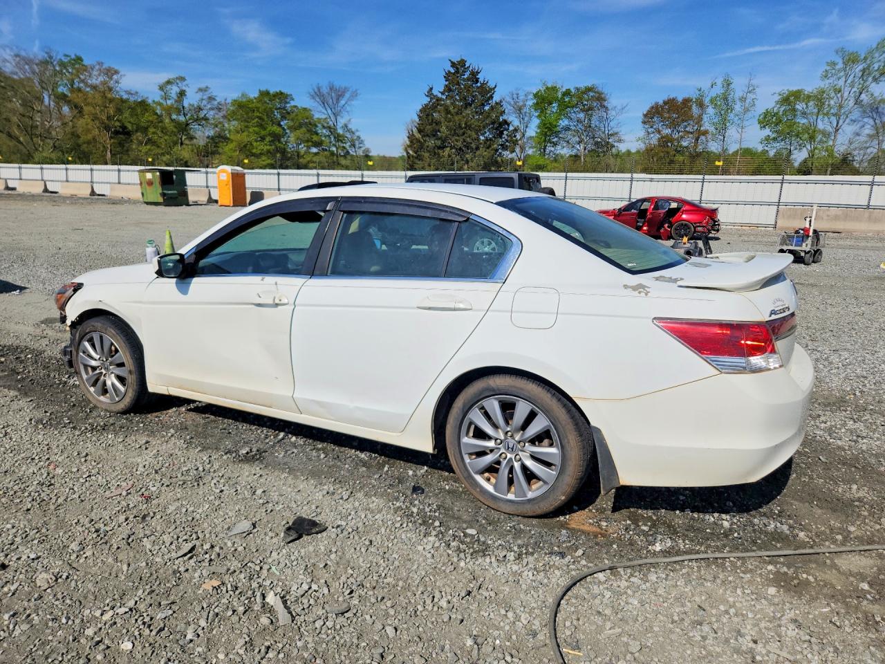 2011 Honda Accord Ex White vin: 1HGCP2F78BA112682
