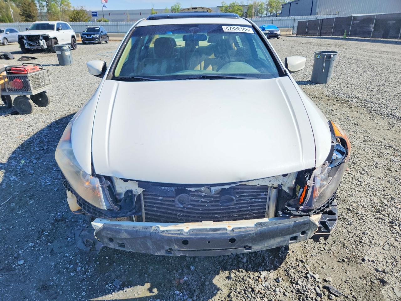 2011 Honda Accord Ex White vin: 1HGCP2F78BA112682