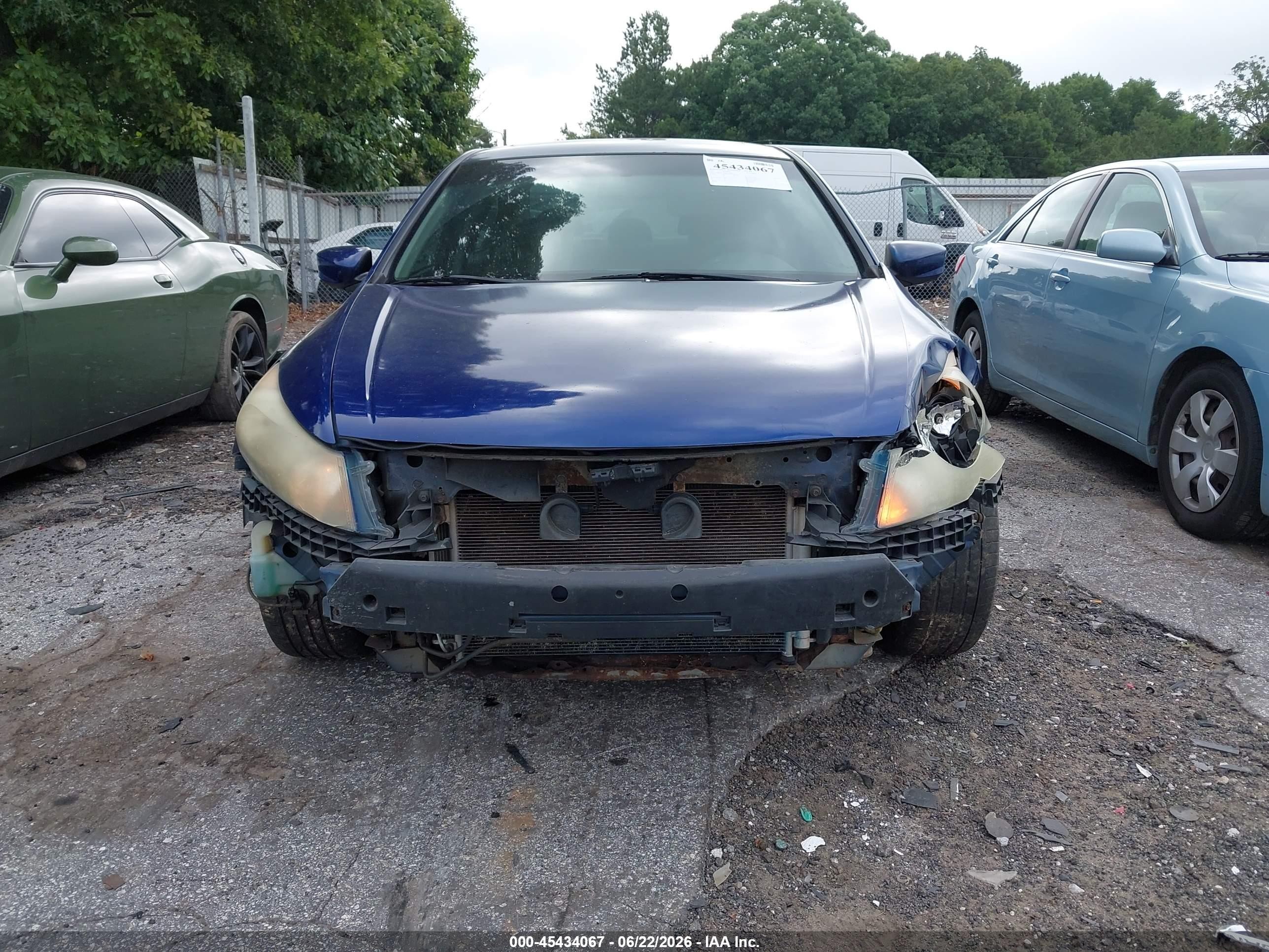 2011 Honda Accord 2.4 Ex Синий vin: 1HGCP2F78BA155368