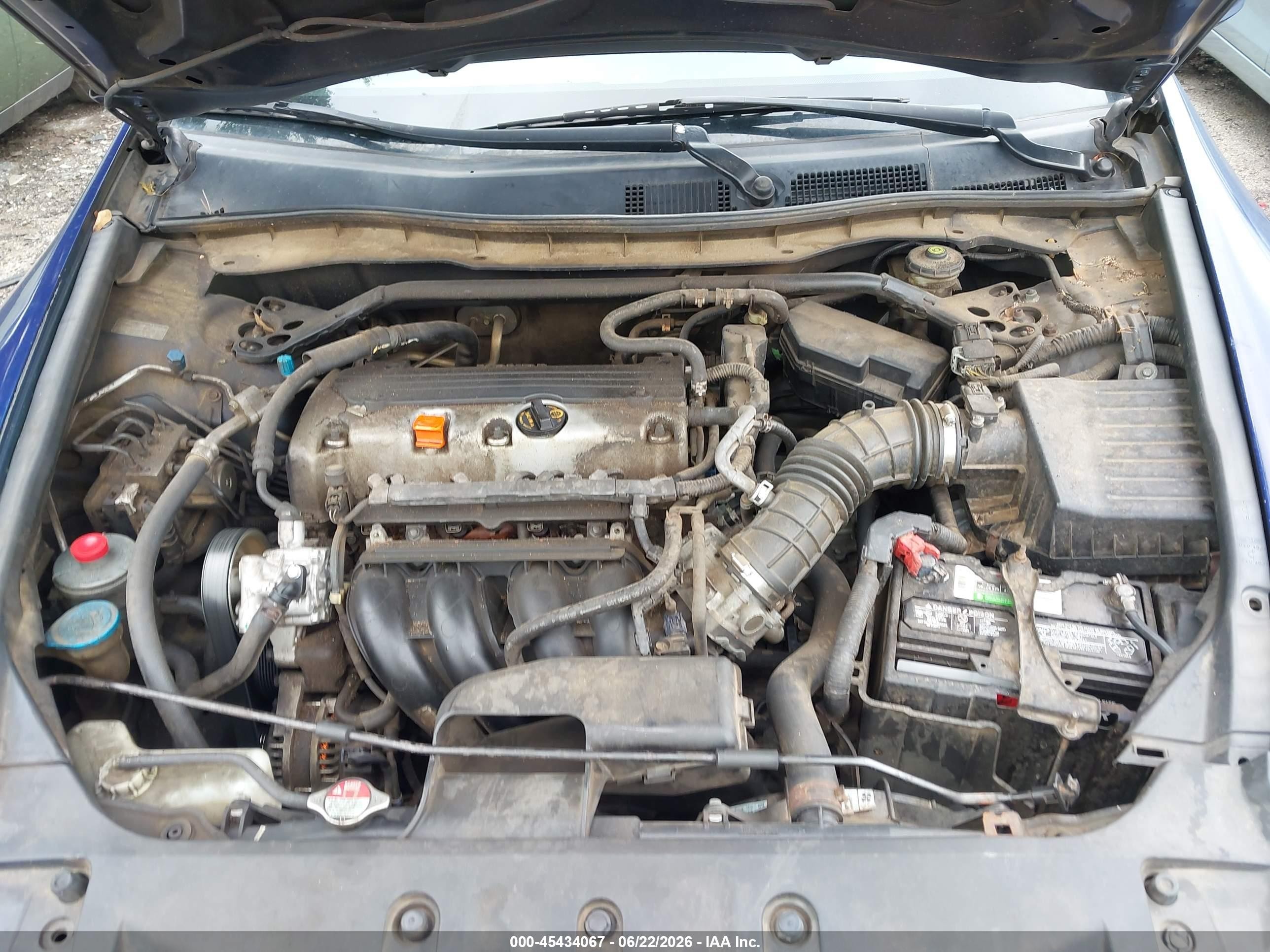 2011 Honda Accord 2.4 Ex Синий vin: 1HGCP2F78BA155368
