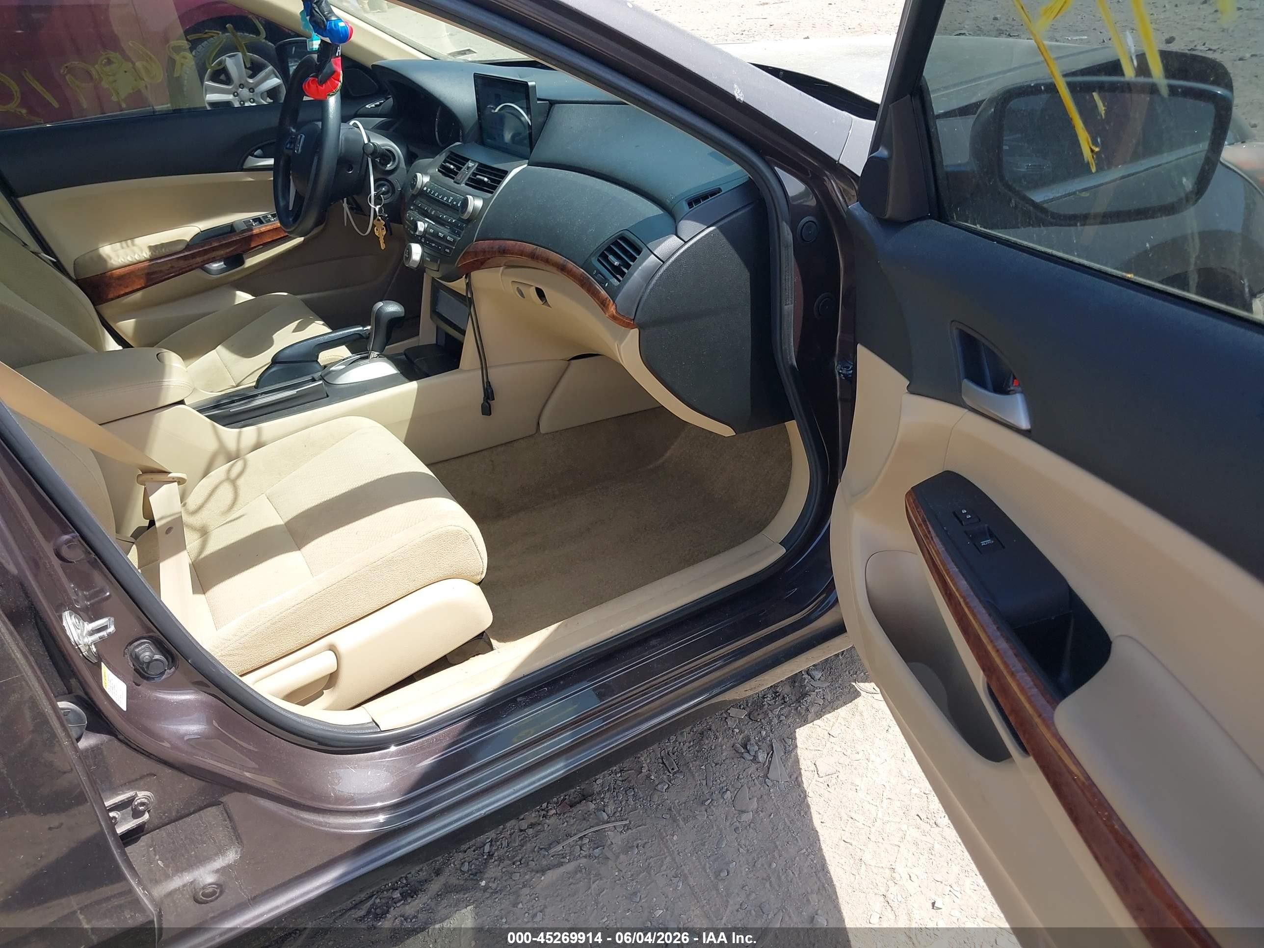 2012 Honda Accord 2.4 Ex Brown vin: 1HGCP2F78CA027486