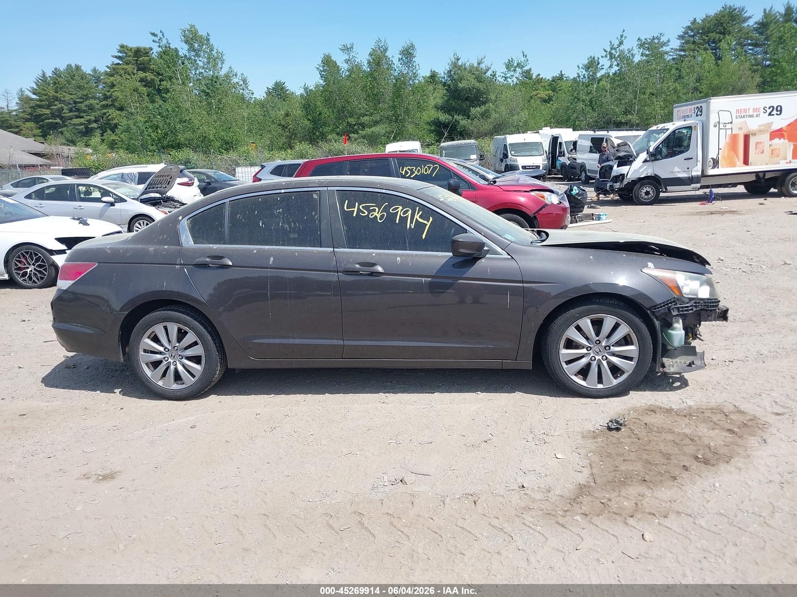 2012 Honda Accord 2.4 Ex Brown vin: 1HGCP2F78CA027486