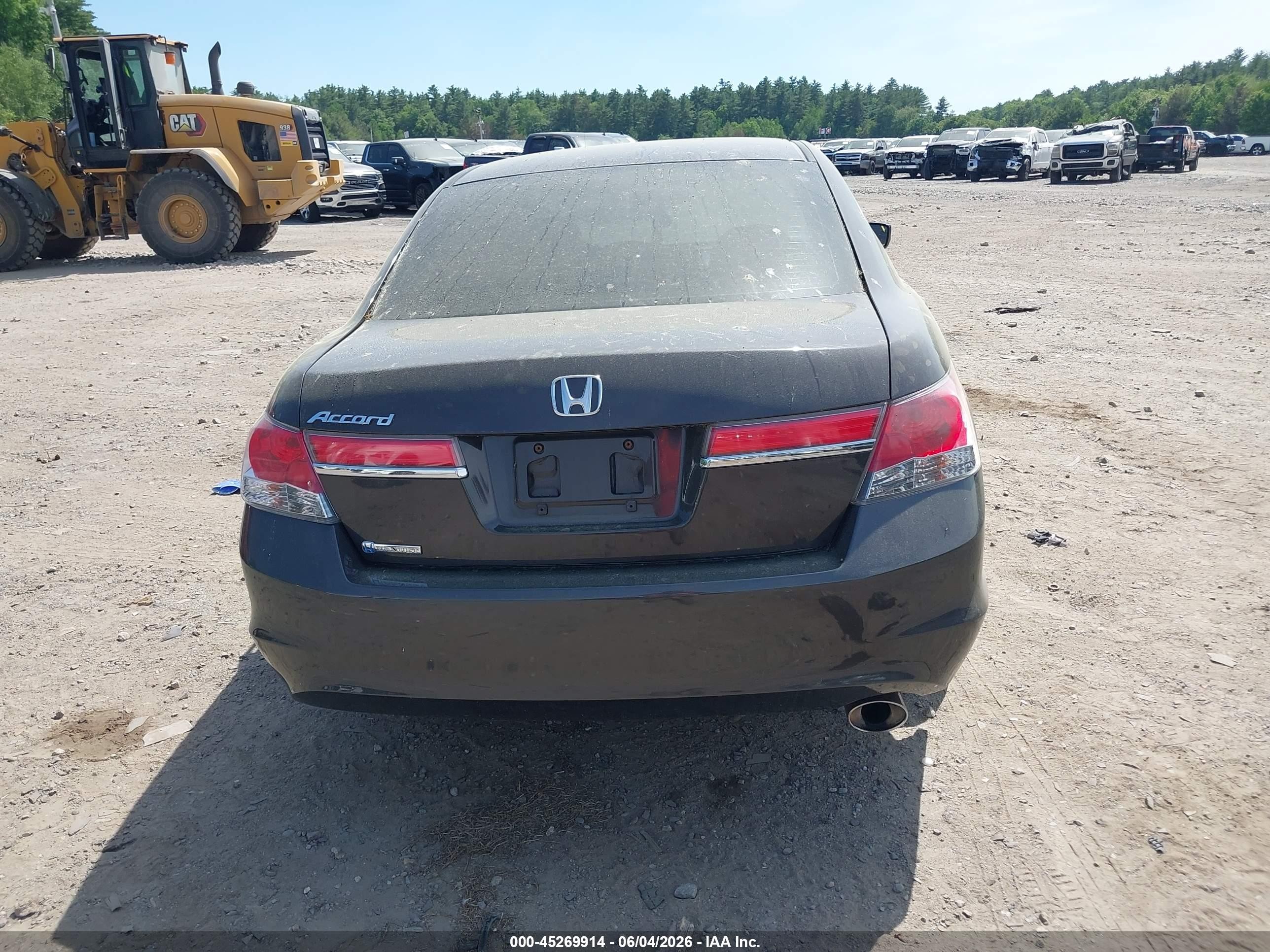 2012 Honda Accord 2.4 Ex Brown vin: 1HGCP2F78CA027486