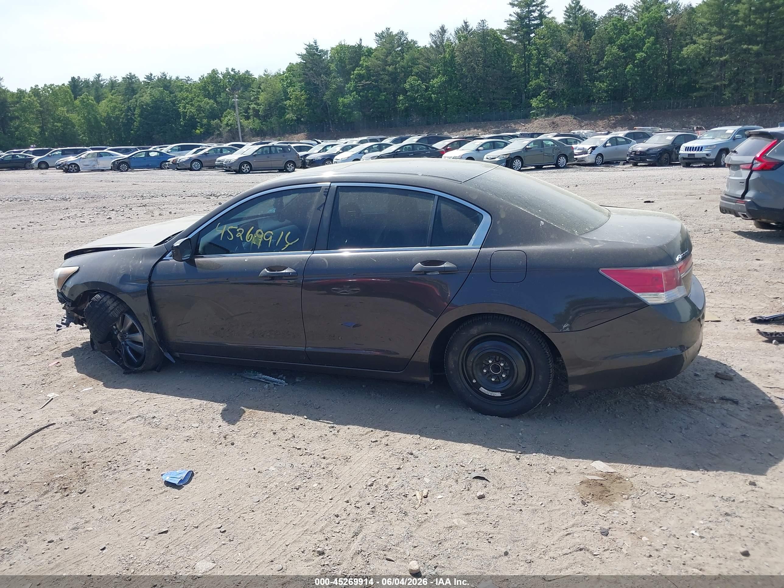 2012 Honda Accord 2.4 Ex Brown vin: 1HGCP2F78CA027486
