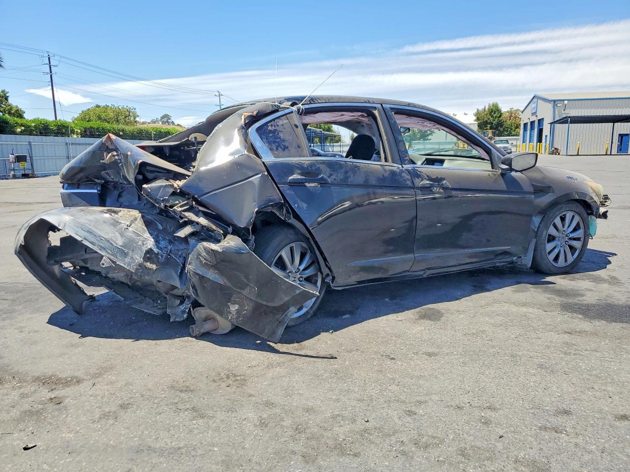 2012 Honda Accord Ex Black vin: 1HGCP2F78CA087509