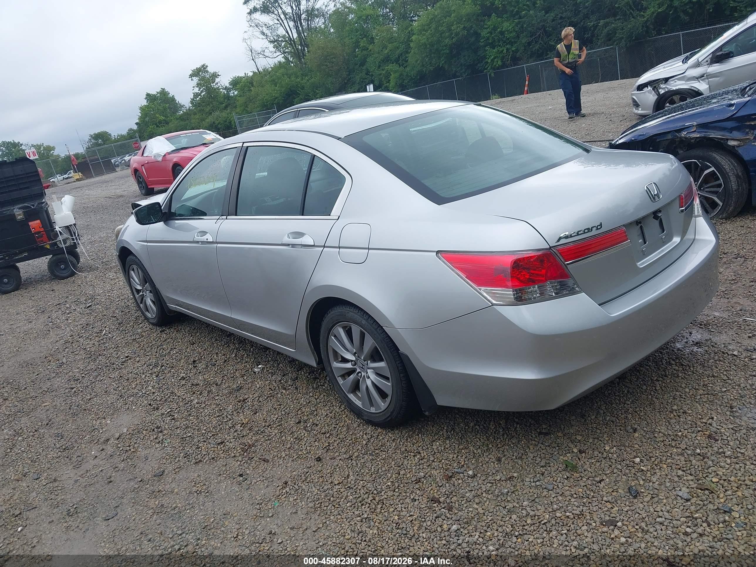 2012 Honda Accord 2.4 Ex Серебряный vin: 1HGCP2F78CA089342