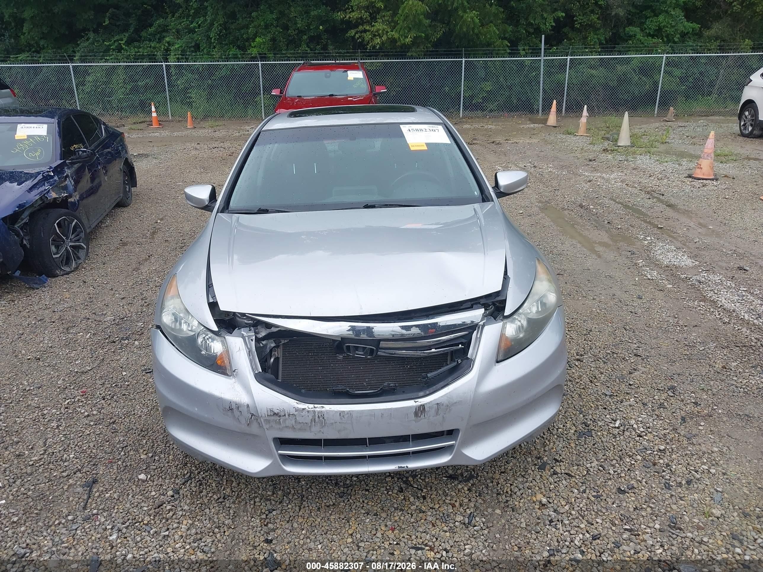 2012 Honda Accord 2.4 Ex Серебряный vin: 1HGCP2F78CA089342