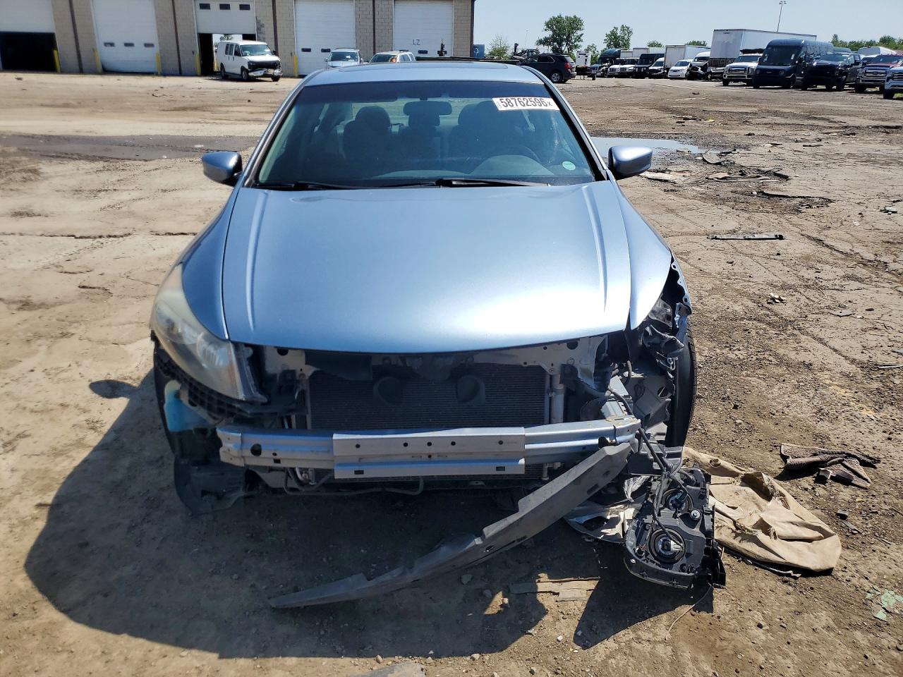 2012 Honda Accord Ex Синий vin: 1HGCP2F78CA090412