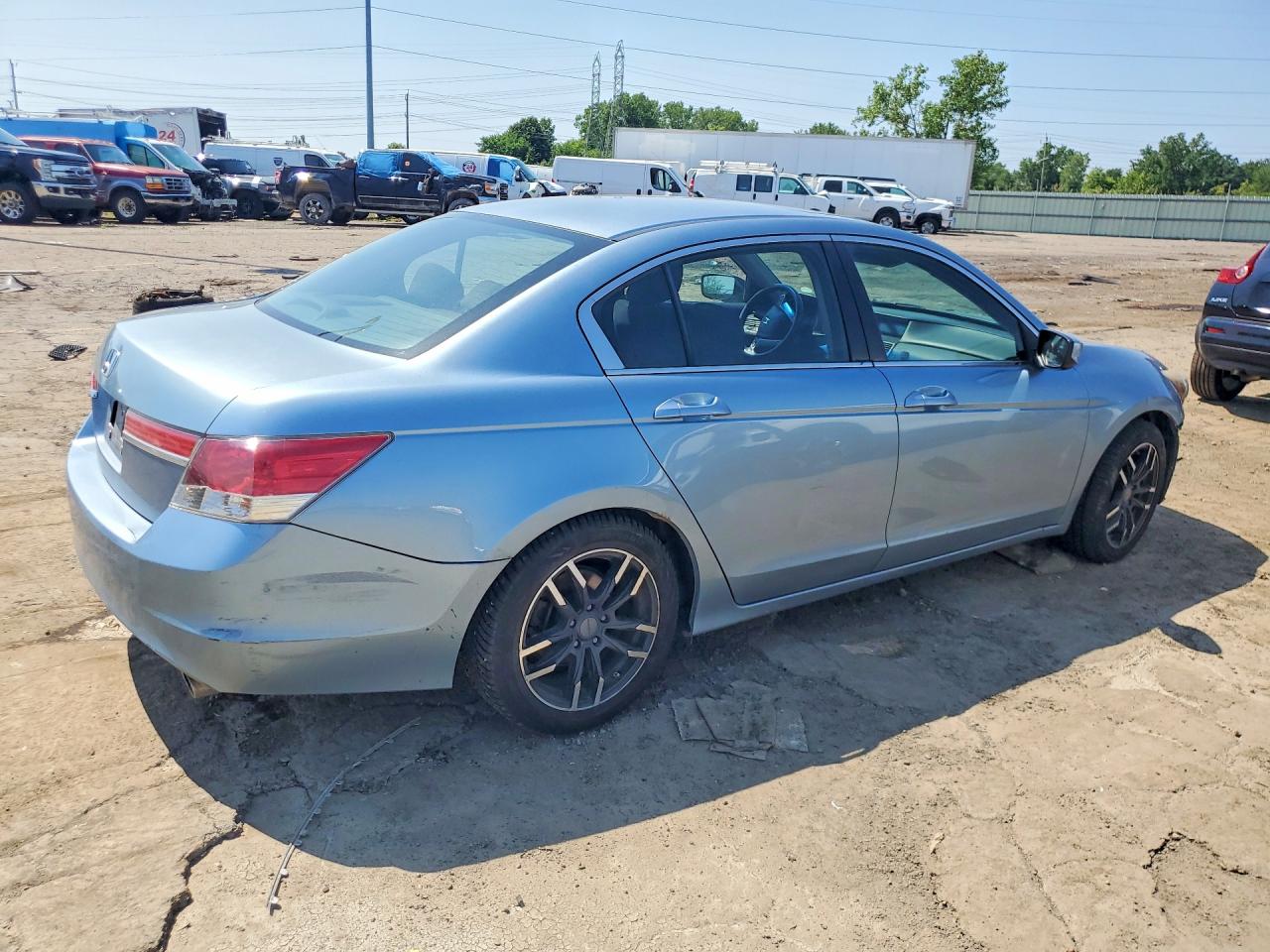 2012 Honda Accord Ex Синий vin: 1HGCP2F78CA090412