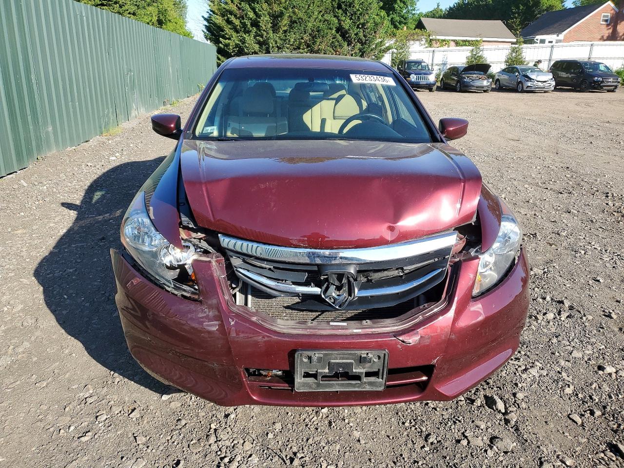 2012 Honda Accord Ex Burgundy vin: 1HGCP2F78CA100307