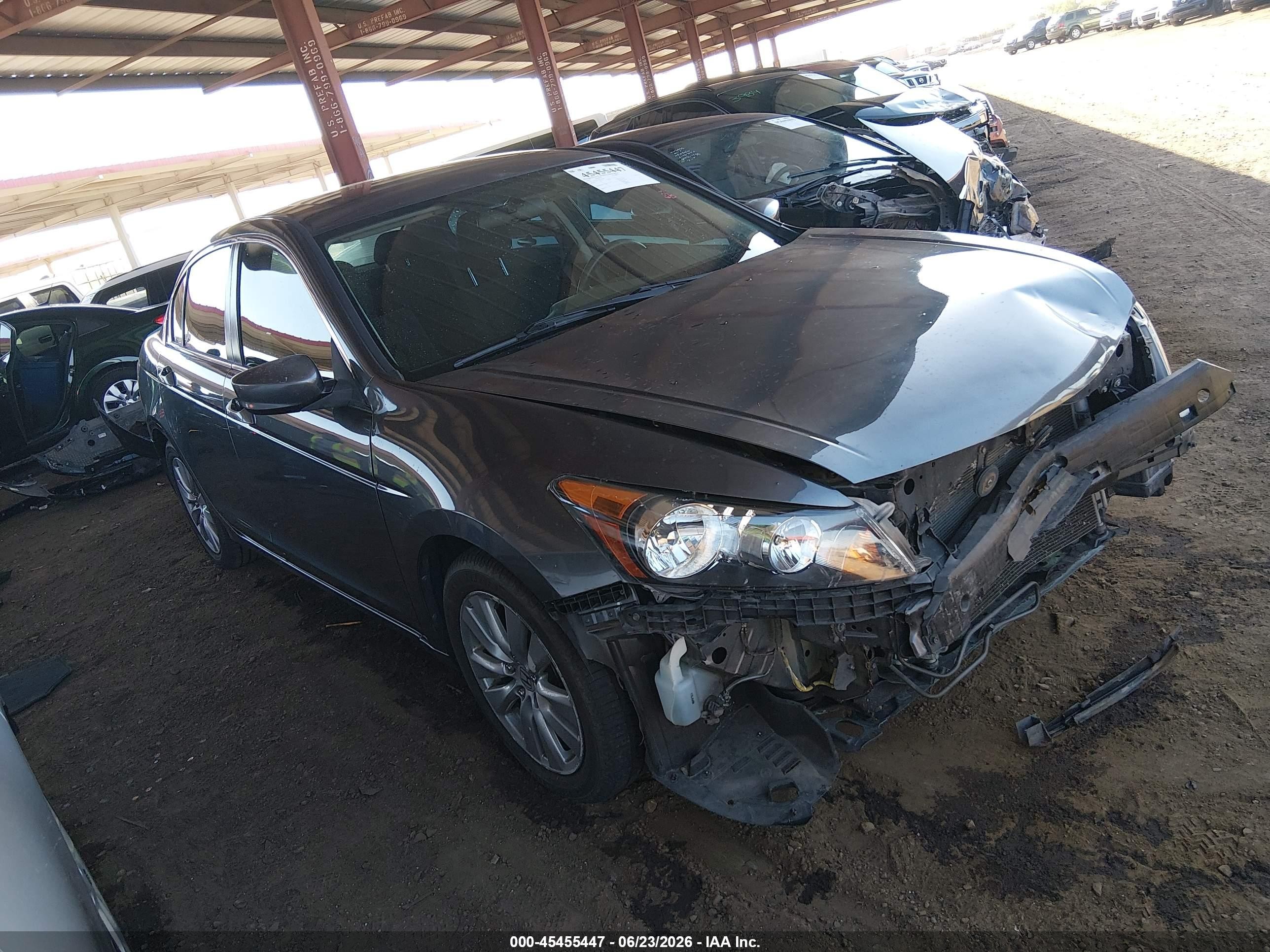 2012 Honda Accord 2.4 Ex Gray vin: 1HGCP2F78CA141598