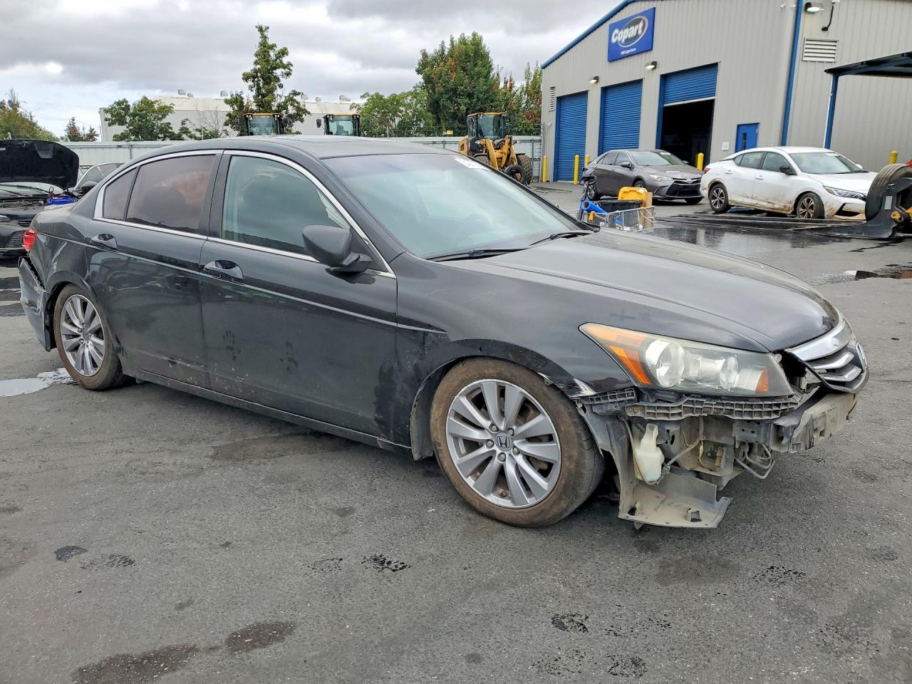 2012 Honda Accord Ex Black vin: 1HGCP2F78CA146137