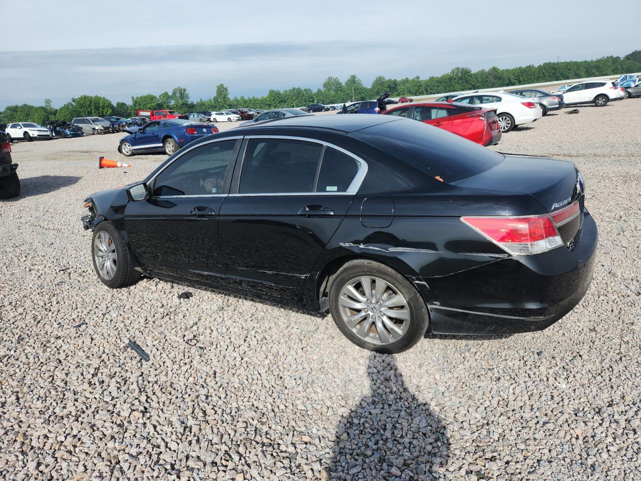 2012 Honda Accord Ex Black vin: 1HGCP2F78CA190915