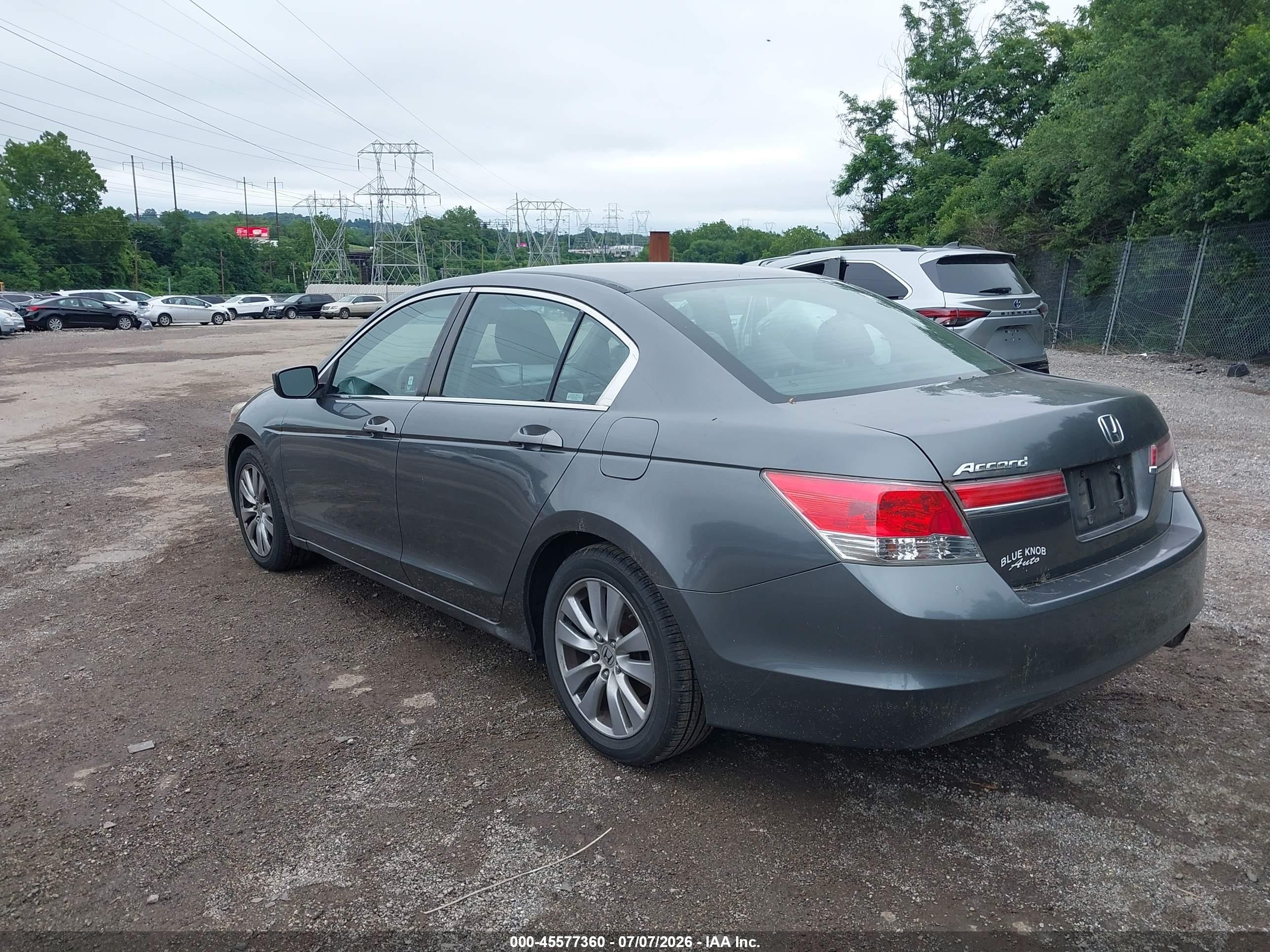 2012 Honda Accord 2.4 Ex Gray vin: 1HGCP2F78CA201640