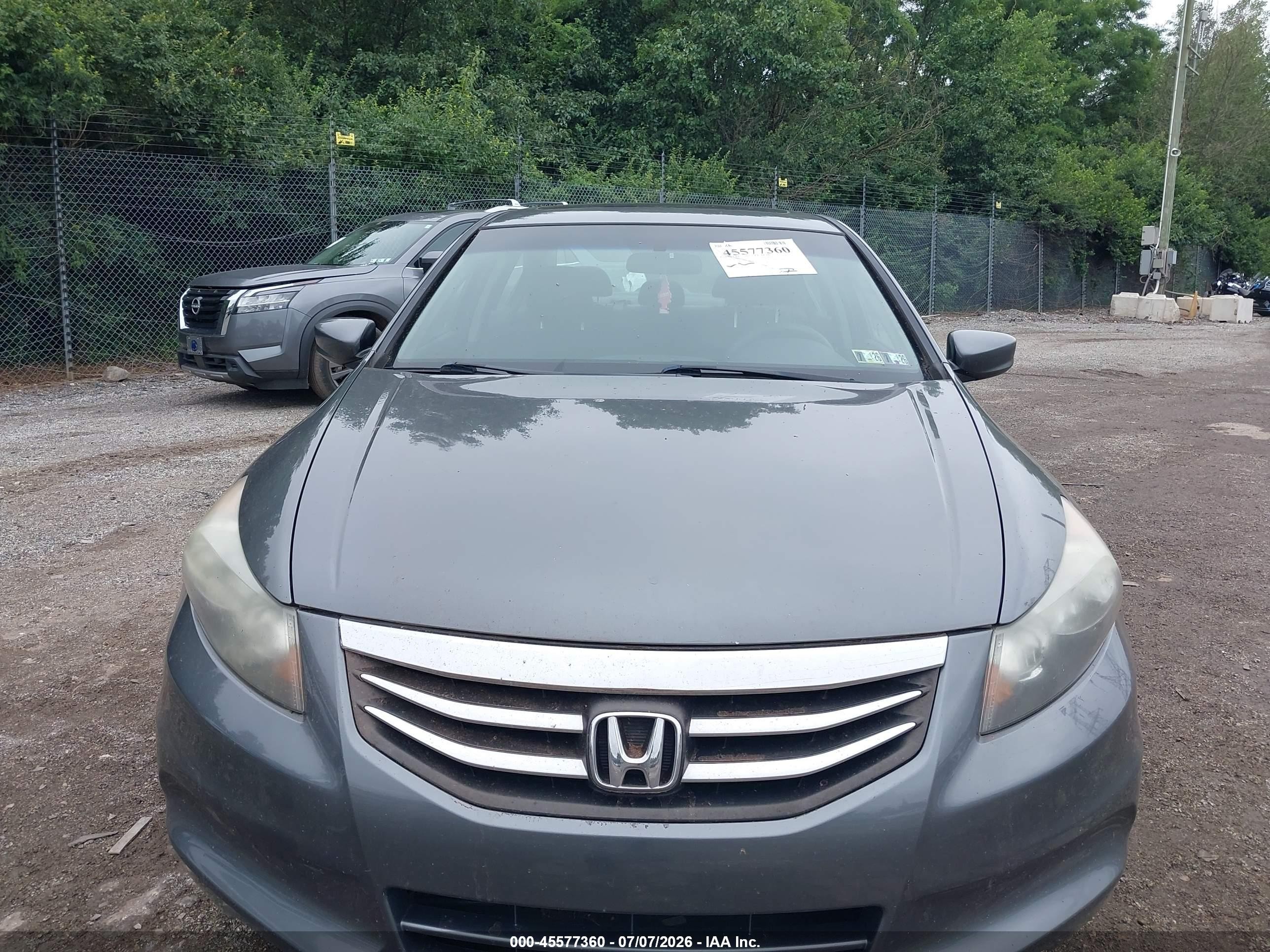2012 Honda Accord 2.4 Ex Gray vin: 1HGCP2F78CA201640