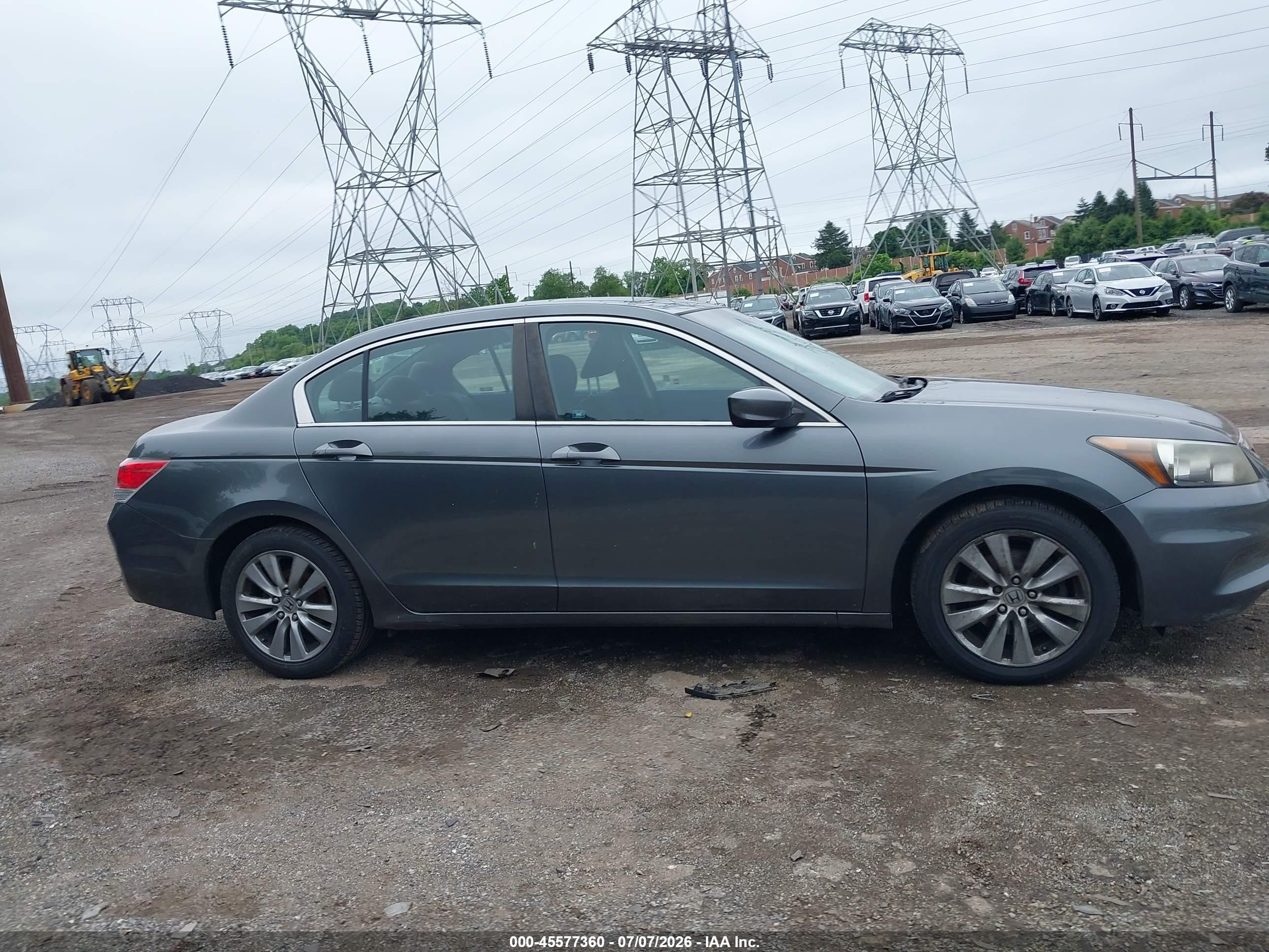 2012 Honda Accord 2.4 Ex Gray vin: 1HGCP2F78CA201640