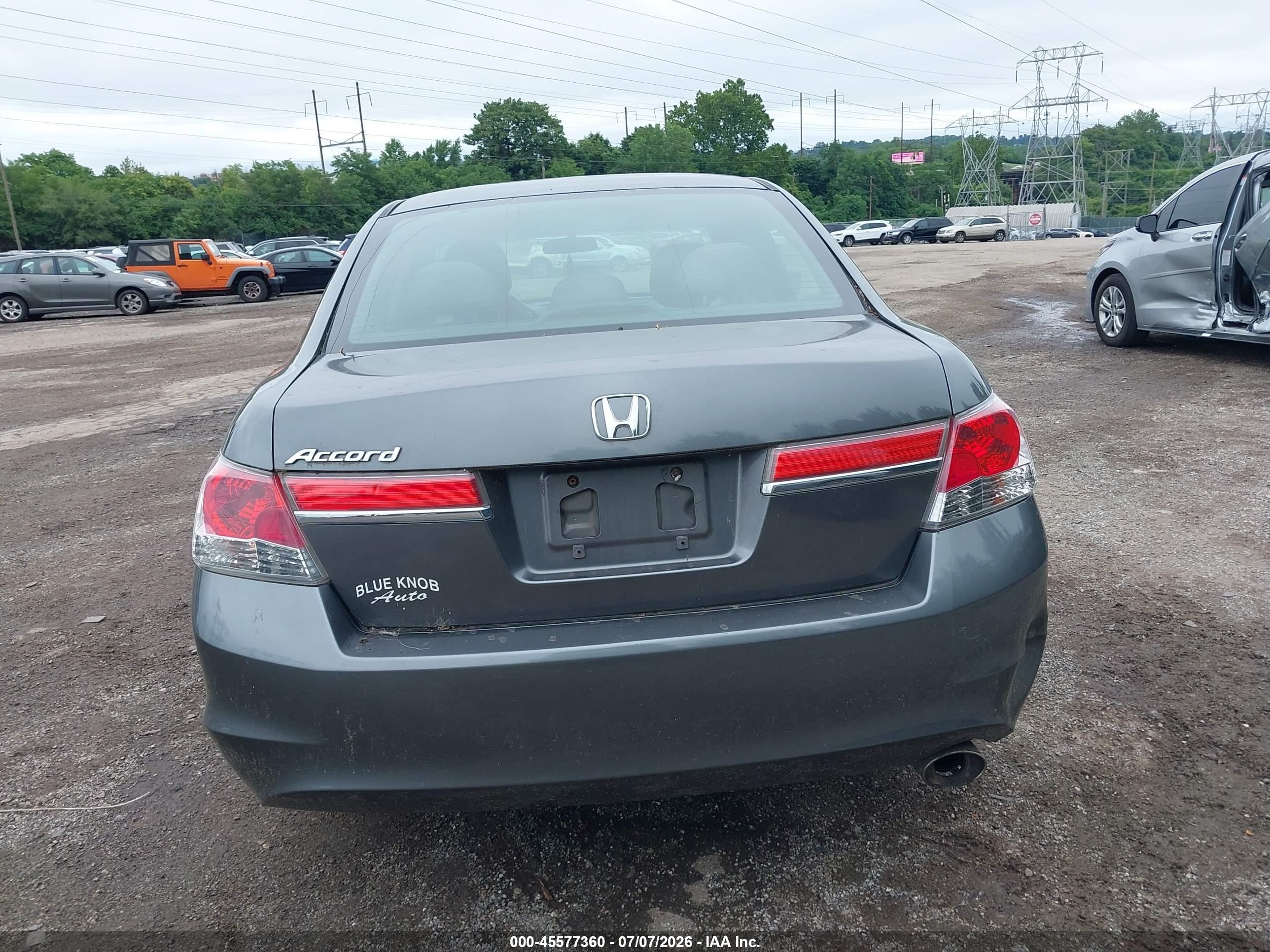 2012 Honda Accord 2.4 Ex Gray vin: 1HGCP2F78CA201640