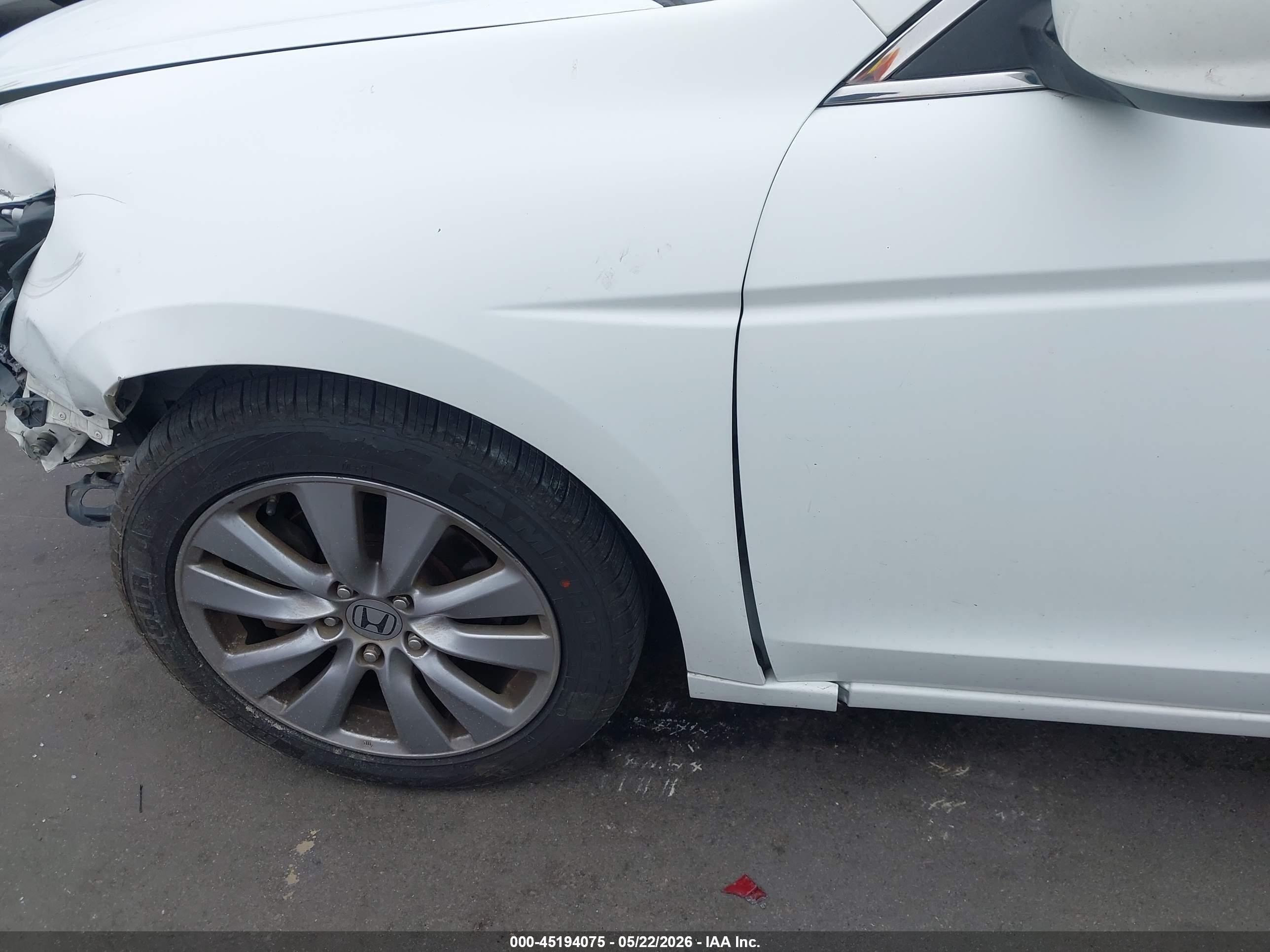 2012 Honda Accord 2.4 Ex White vin: 1HGCP2F78CA202755