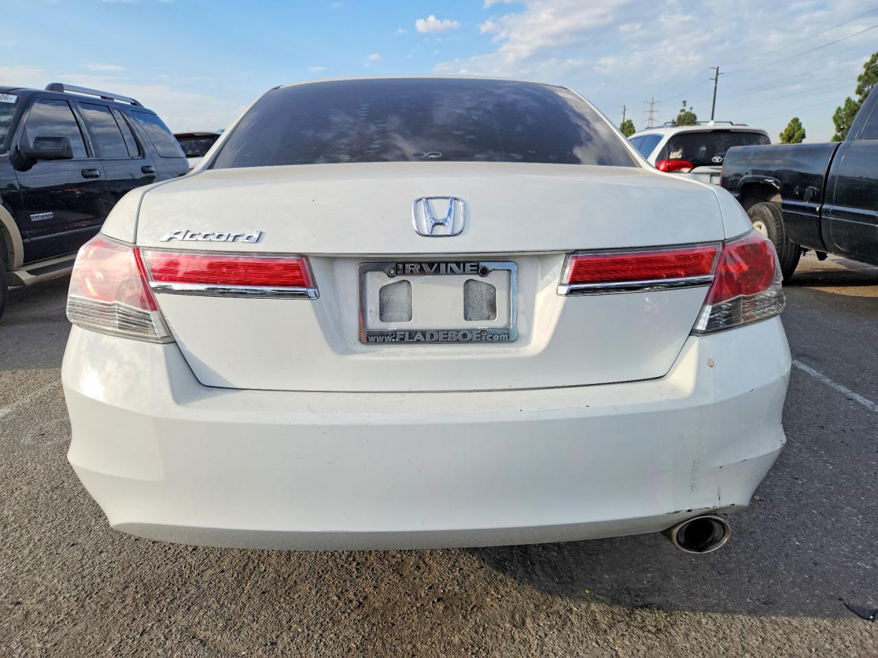 2012 Honda Accord Ex Белый vin: 1HGCP2F78CA225775