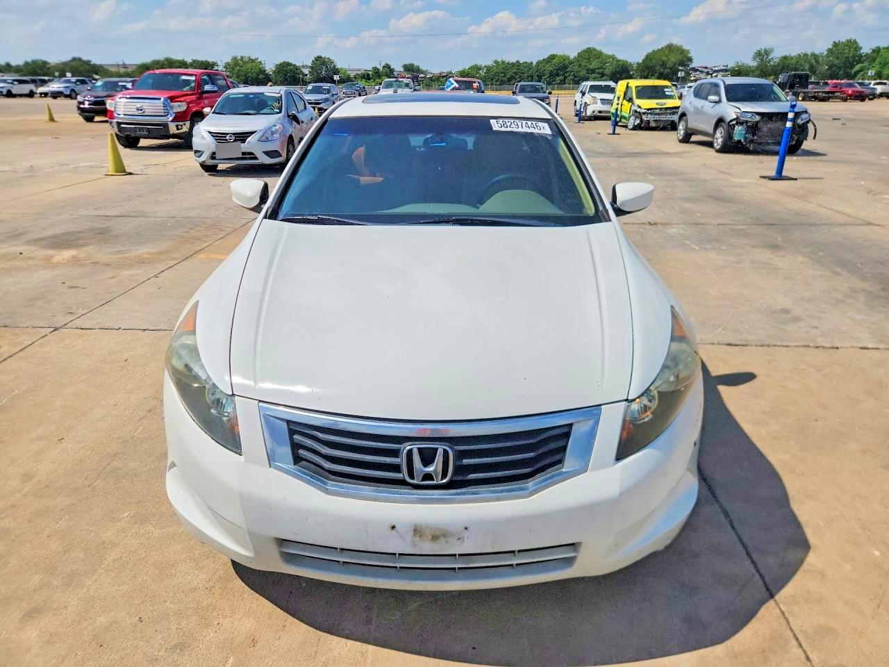 2010 Honda Accord Ex White vin: 1HGCP2F79AA007907