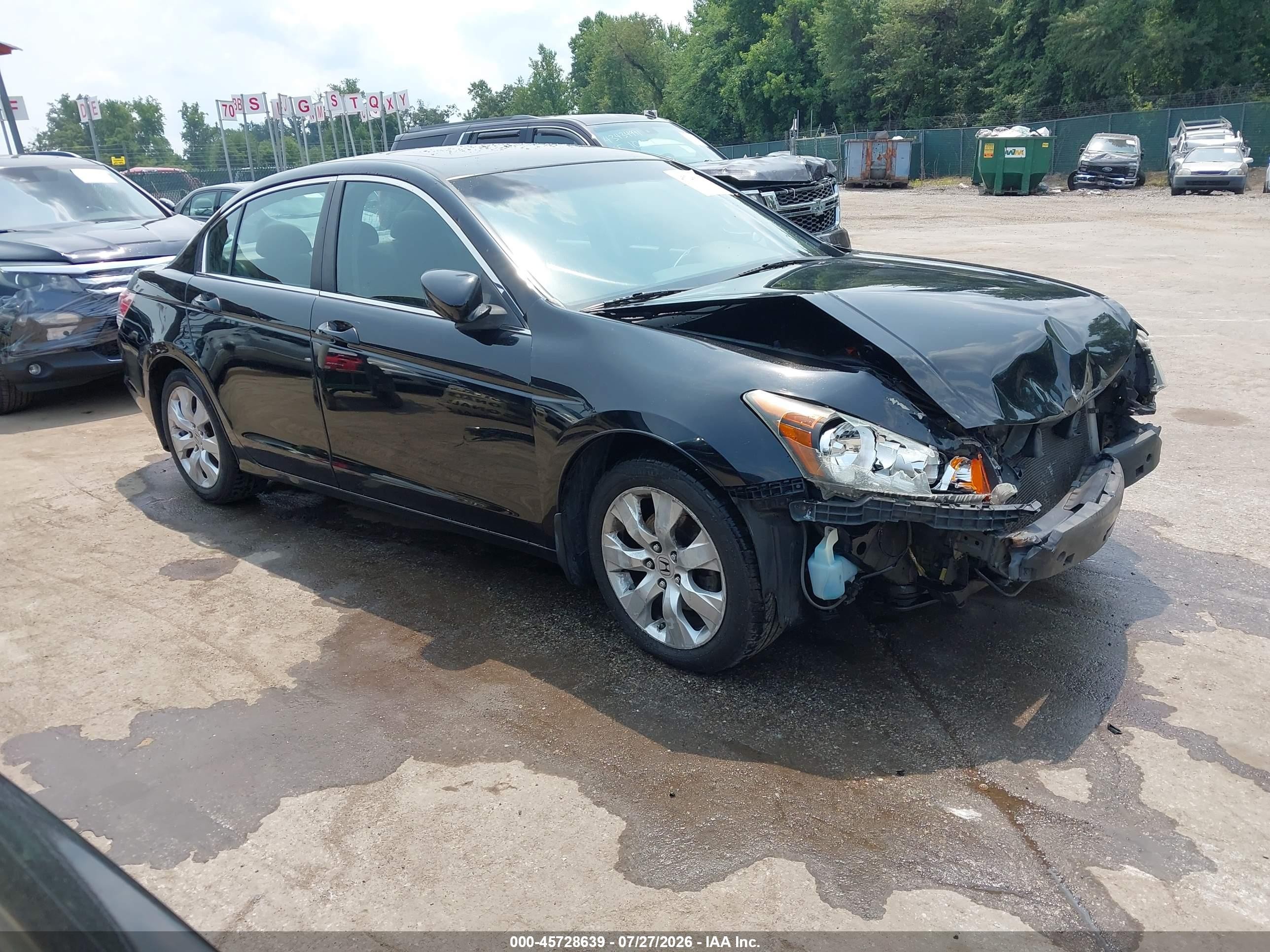 2010 Honda Accord 2.4 Ex Black vin: 1HGCP2F79AA021094
