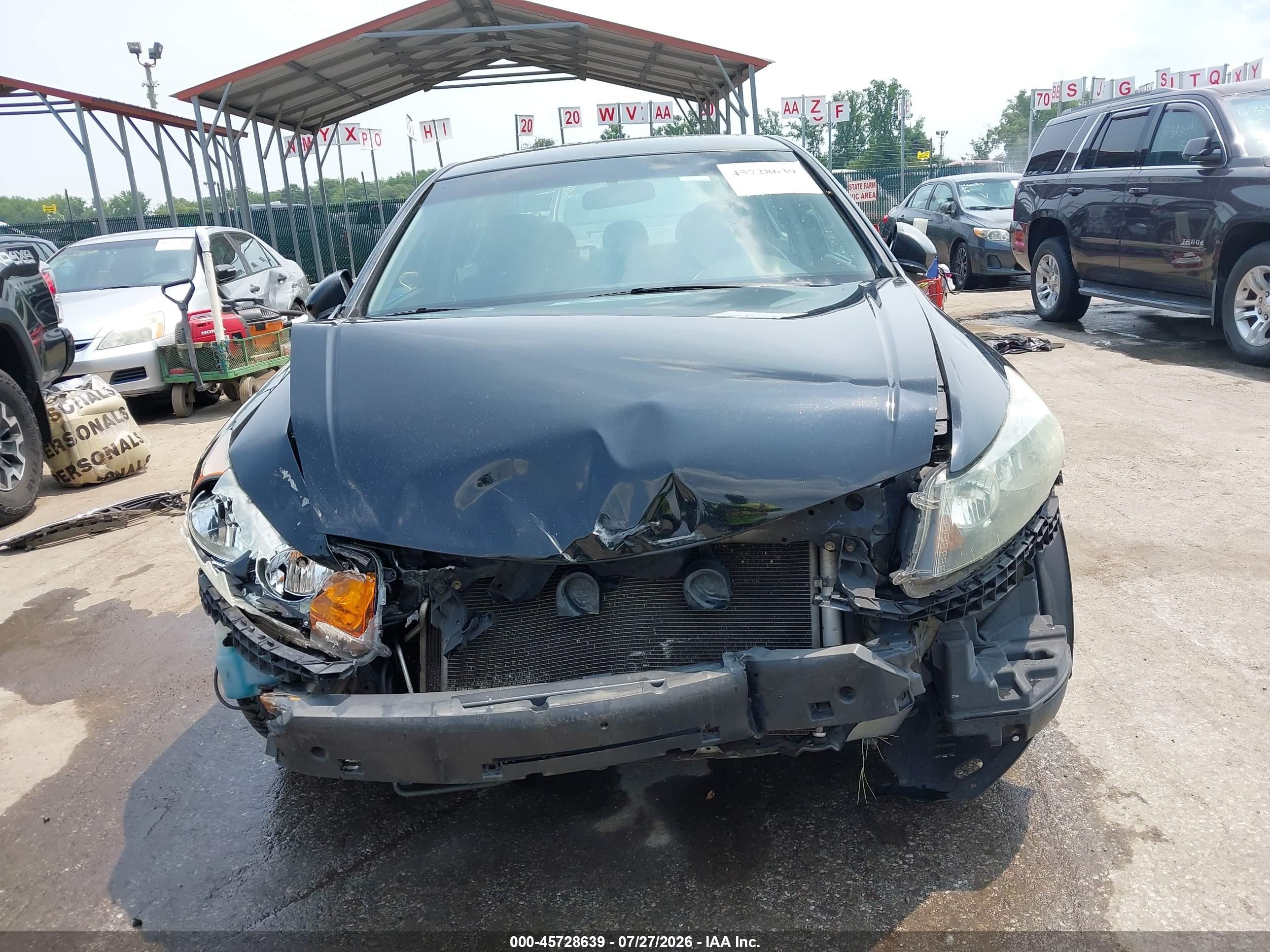 2010 Honda Accord 2.4 Ex Black vin: 1HGCP2F79AA021094
