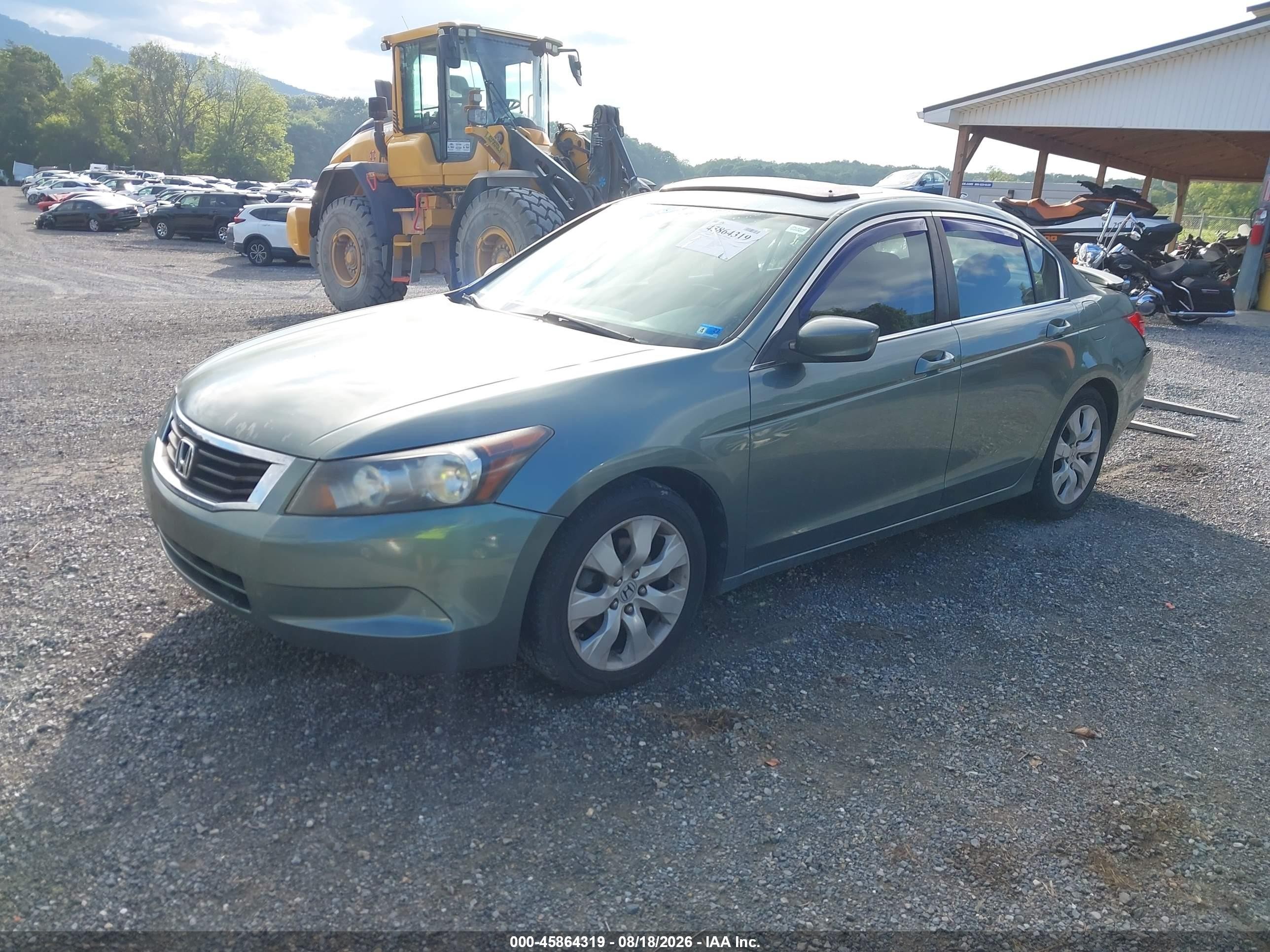 2010 Honda Accord 2.4 Ex Green vin: 1HGCP2F79AA041135