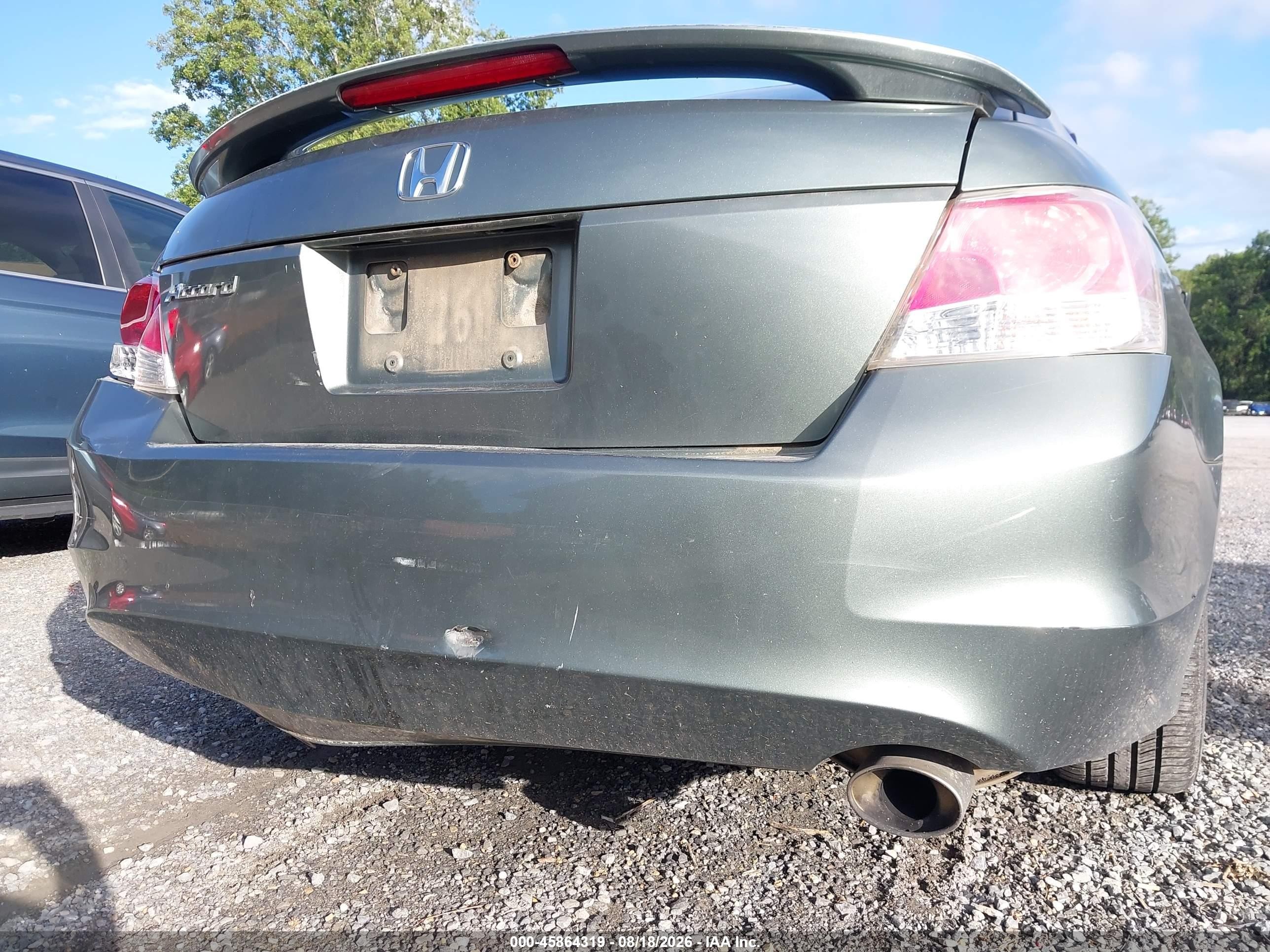 2010 Honda Accord 2.4 Ex Green vin: 1HGCP2F79AA041135