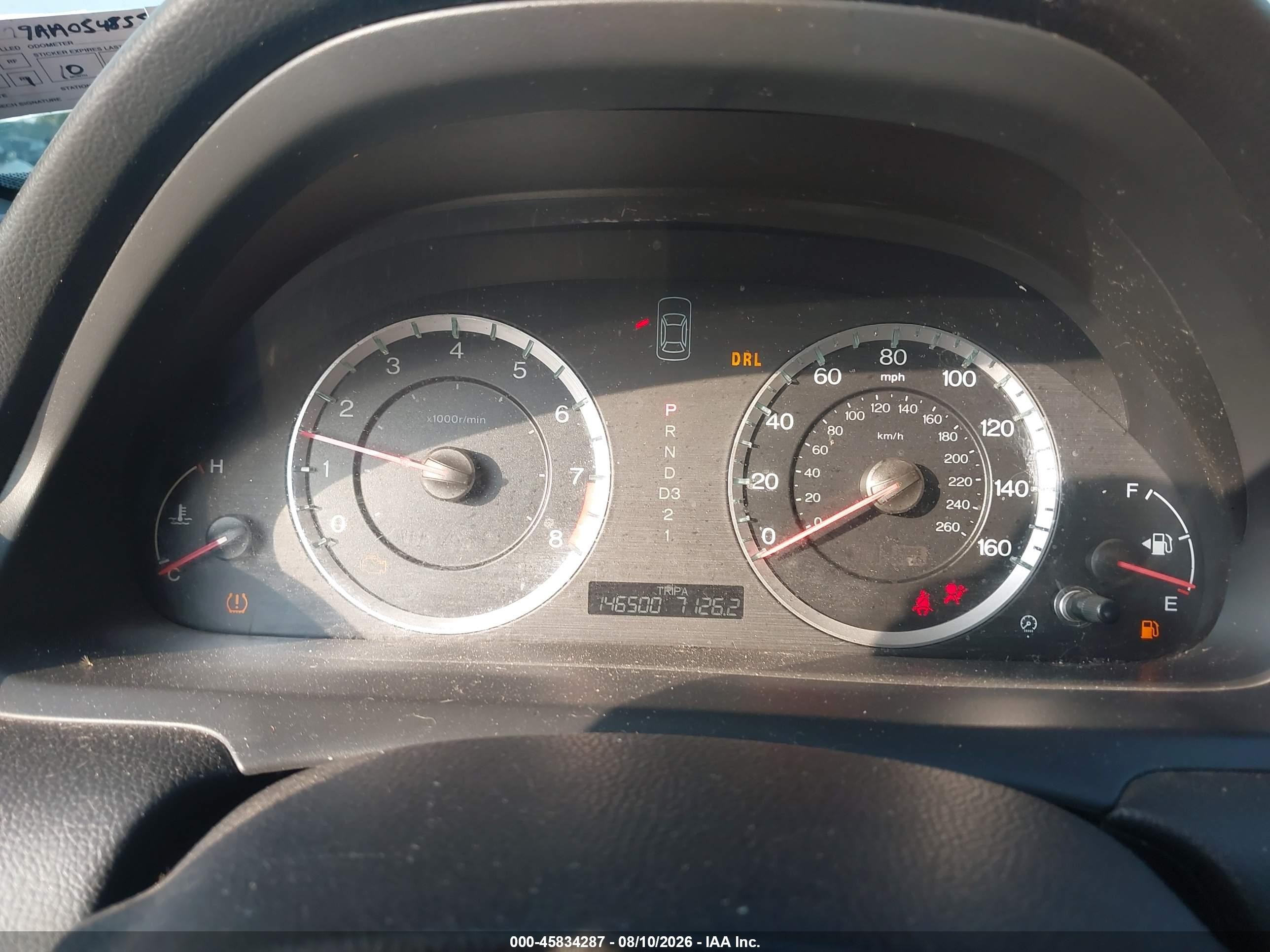 2010 Honda Accord 2.4 Ex Black vin: 1HGCP2F79AA054855
