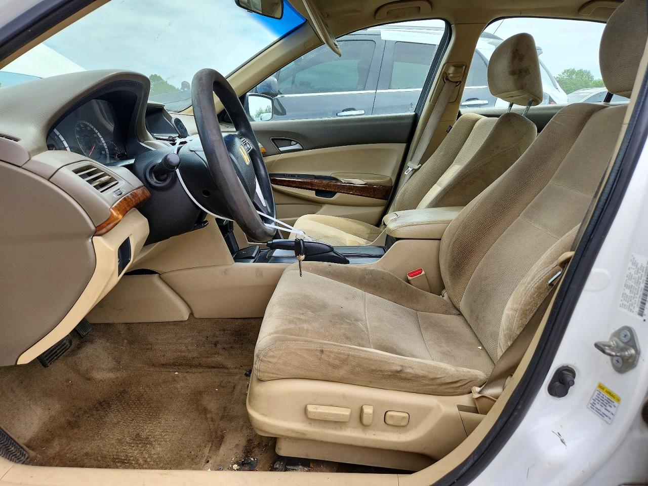 2010 Honda Accord Ex White vin: 1HGCP2F79AA116643