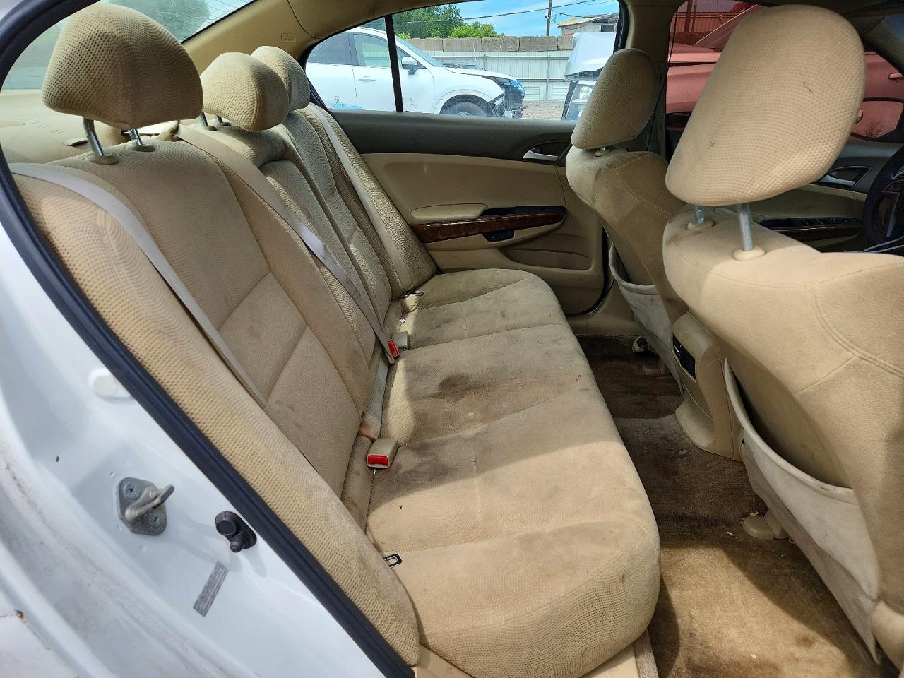 2010 Honda Accord Ex White vin: 1HGCP2F79AA116643