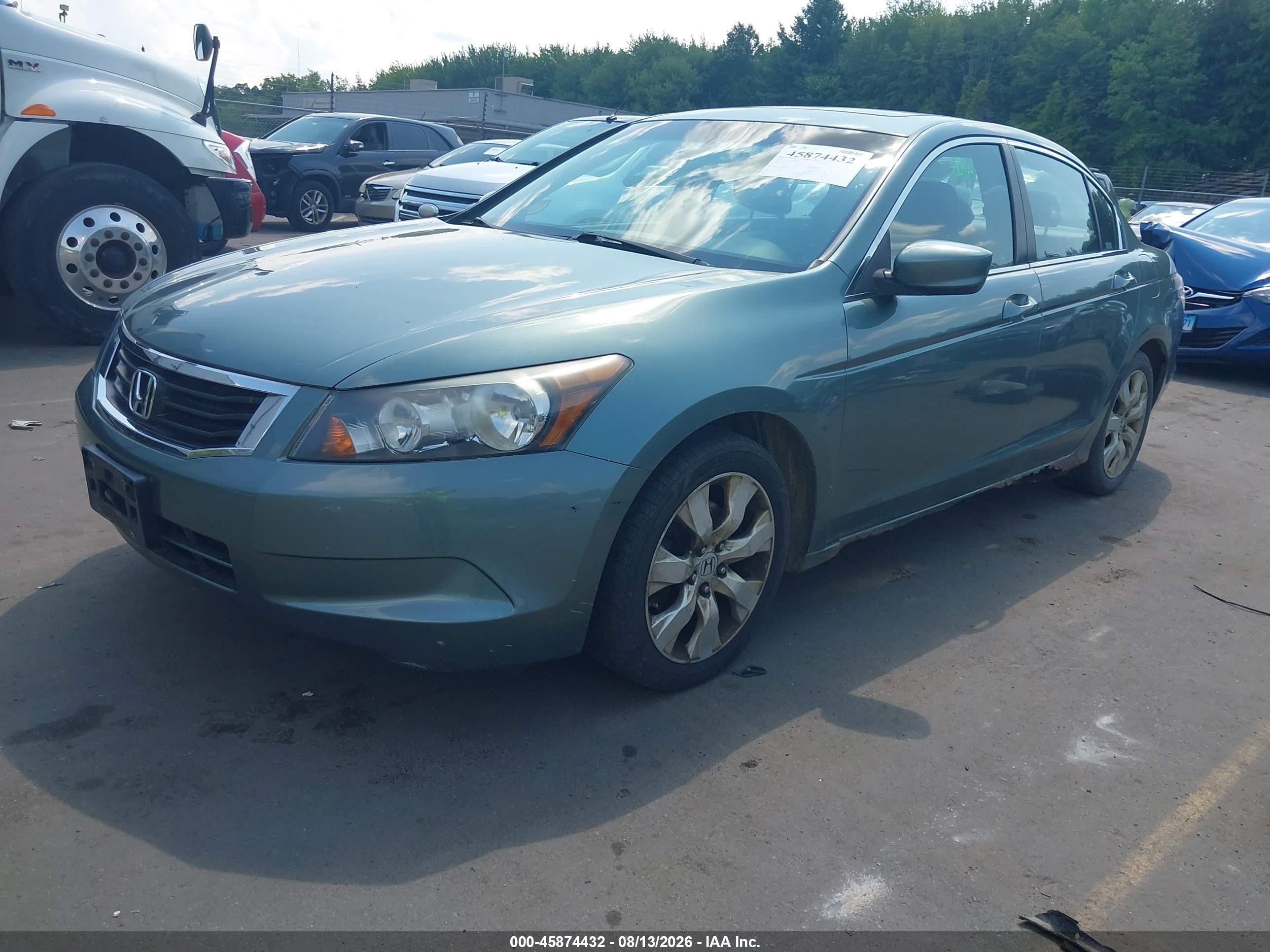 2010 Honda Accord 2.4 Ex Green vin: 1HGCP2F79AA125875