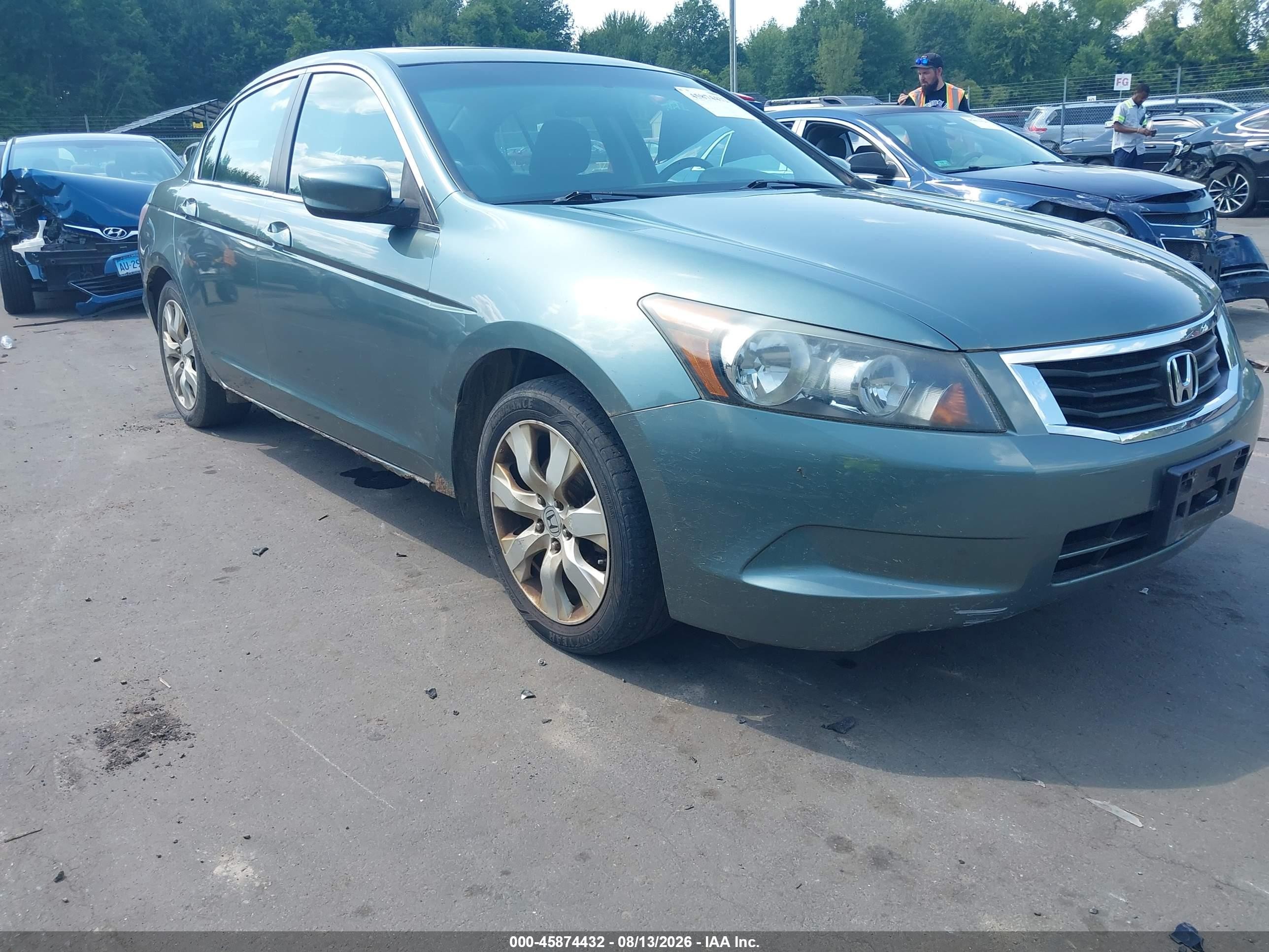 2010 Honda Accord 2.4 Ex Green vin: 1HGCP2F79AA125875