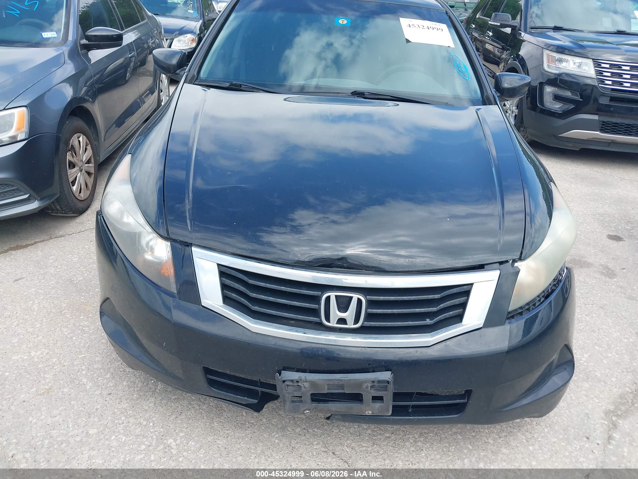 2010 Honda Accord 2.4 Ex Черный vin: 1HGCP2F79AA165941