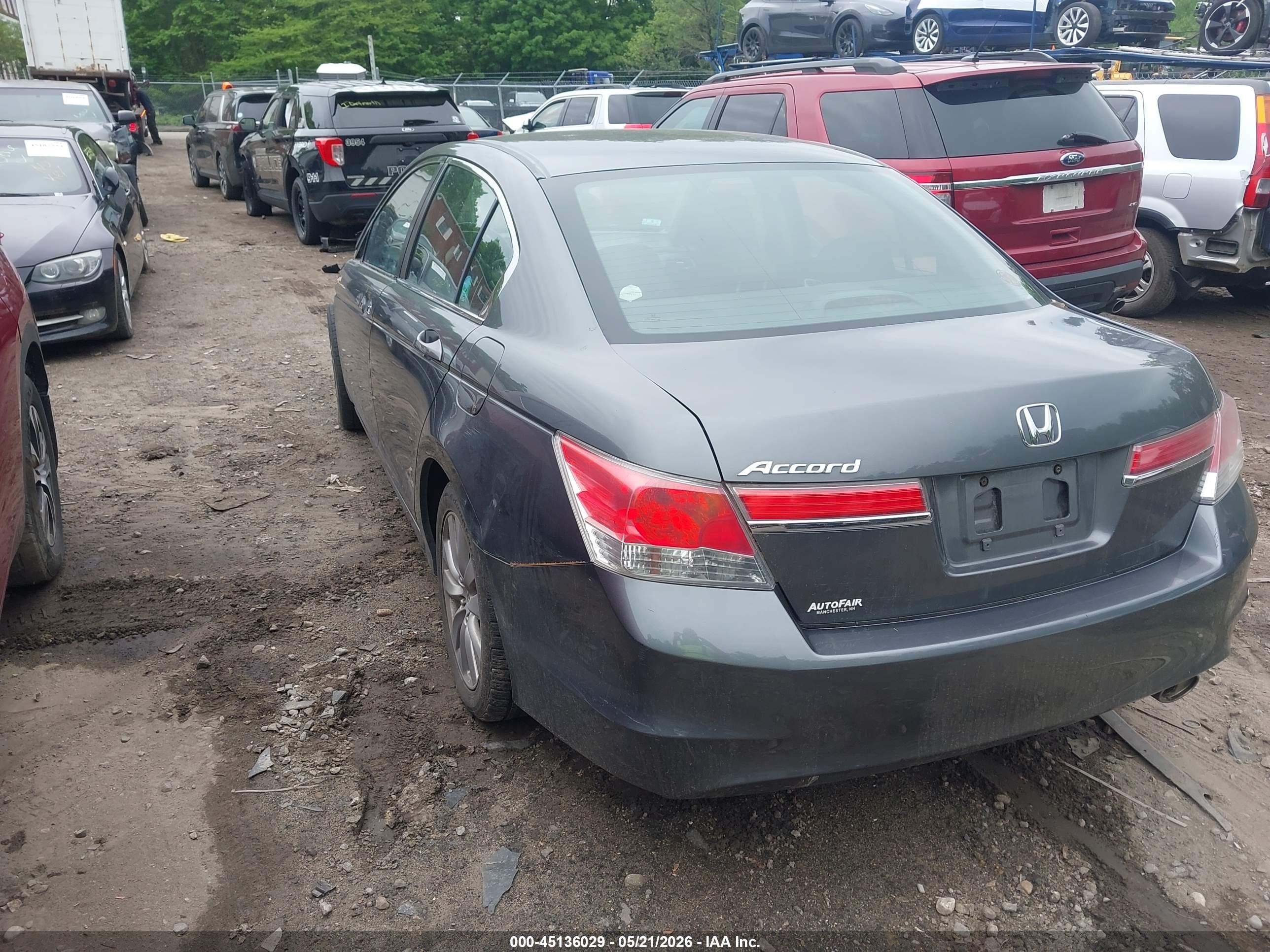 2011 Honda Accord 2.4 Ex Dark Blue vin: 1HGCP2F79BA009822