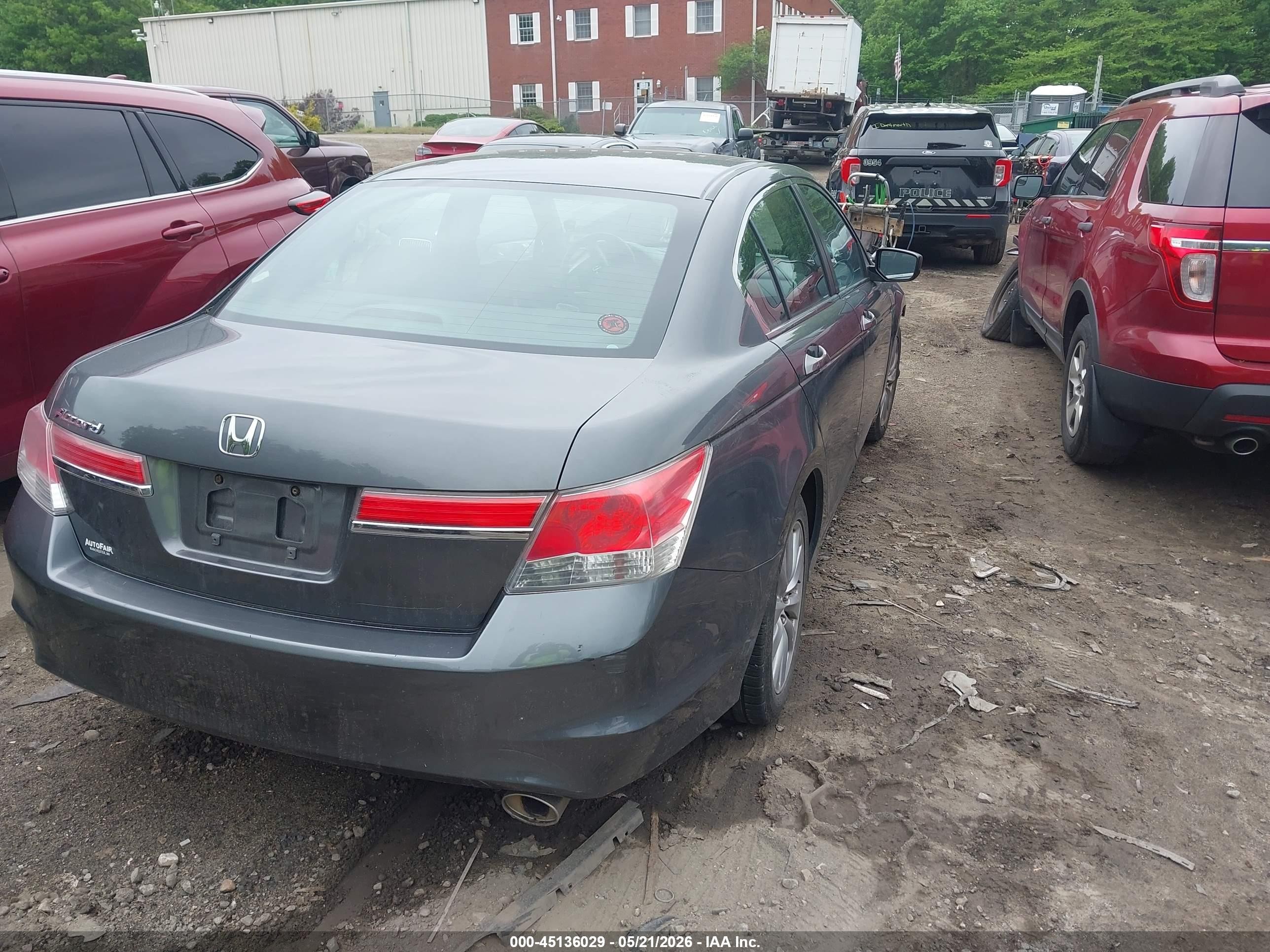 2011 Honda Accord 2.4 Ex Dark Blue vin: 1HGCP2F79BA009822
