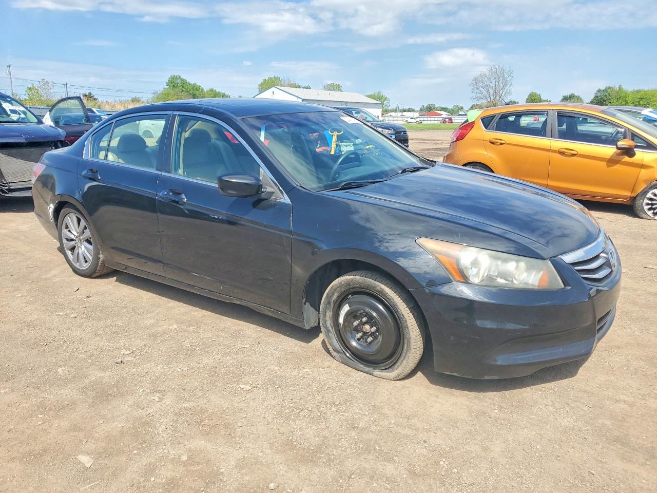 2011 Honda Accord Ex Черный vin: 1HGCP2F79BA014602