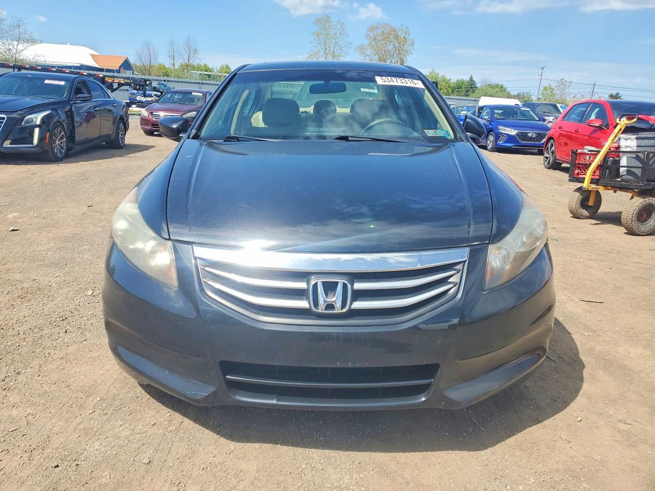 2011 Honda Accord Ex Черный vin: 1HGCP2F79BA014602