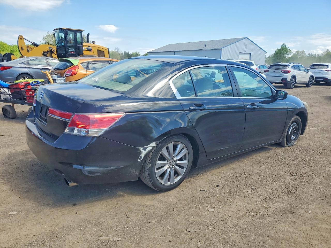 2011 Honda Accord Ex Черный vin: 1HGCP2F79BA014602