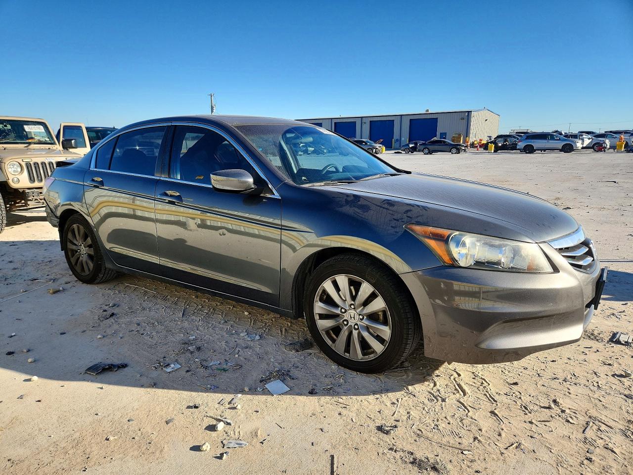 2011 Honda Accord Ex Gray vin: 1HGCP2F79BA091504
