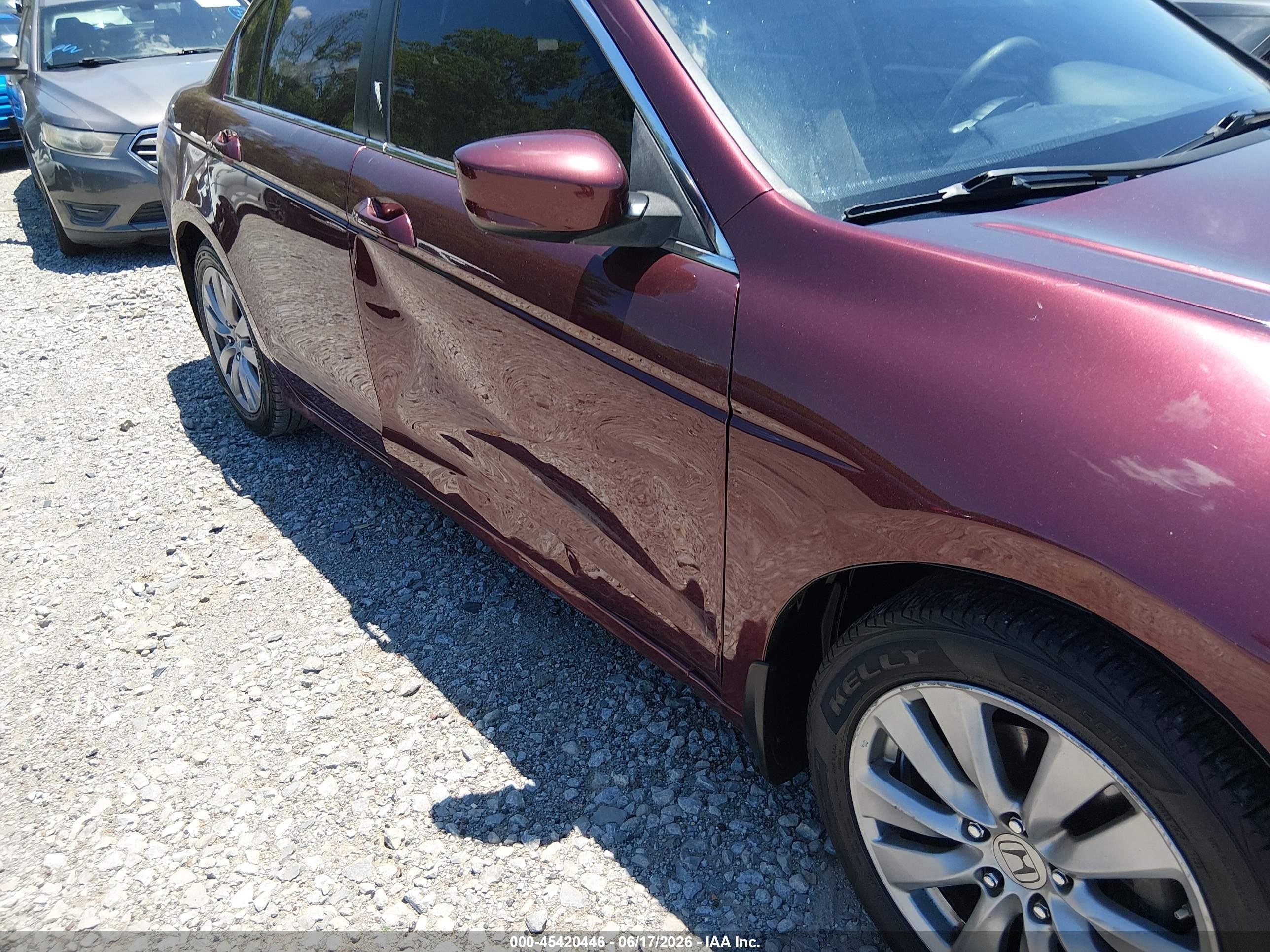 2011 Honda Accord 2.4 Ex Red vin: 1HGCP2F79BA105918