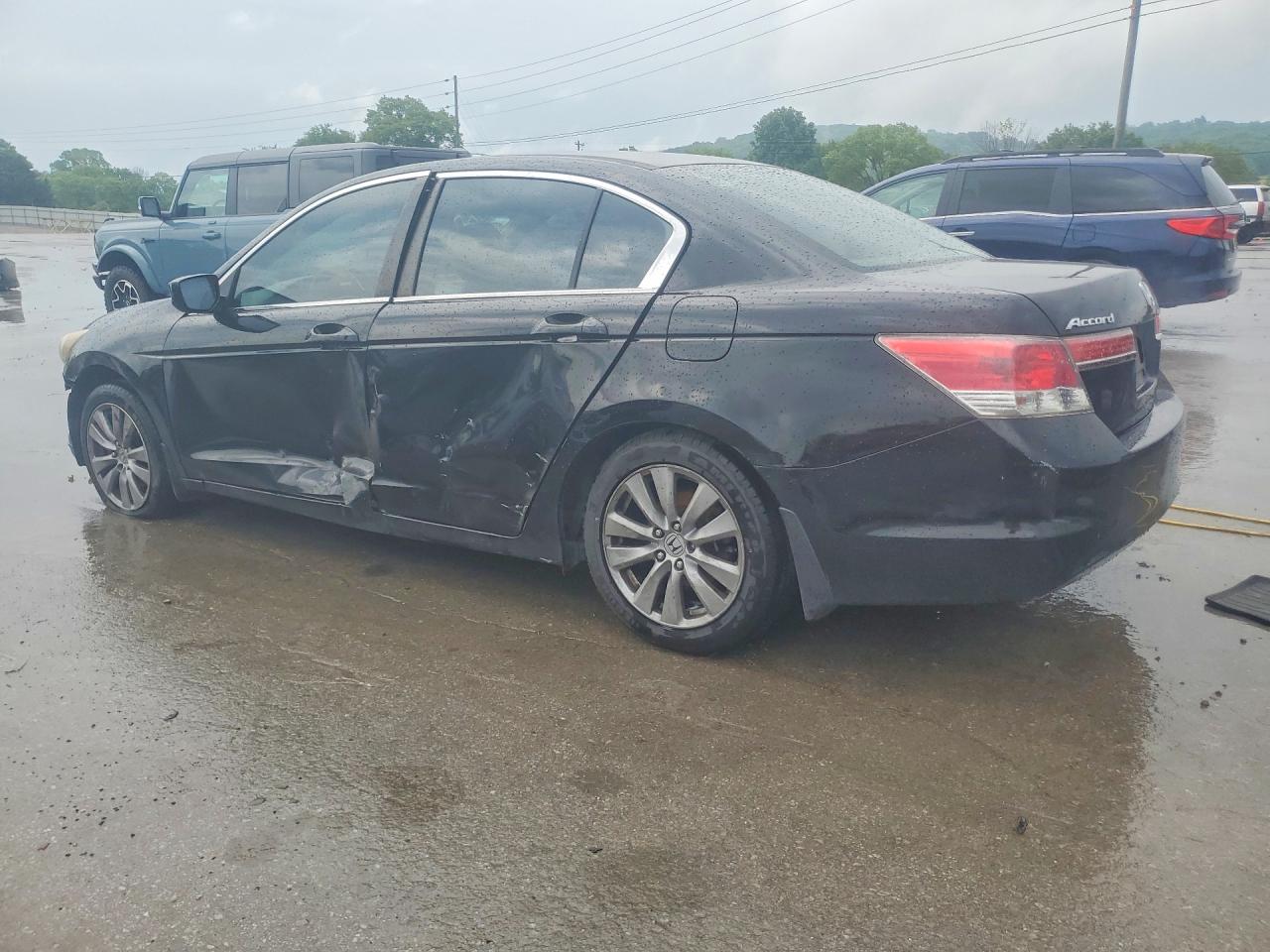 2011 Honda Accord Ex Black vin: 1HGCP2F79BA133458